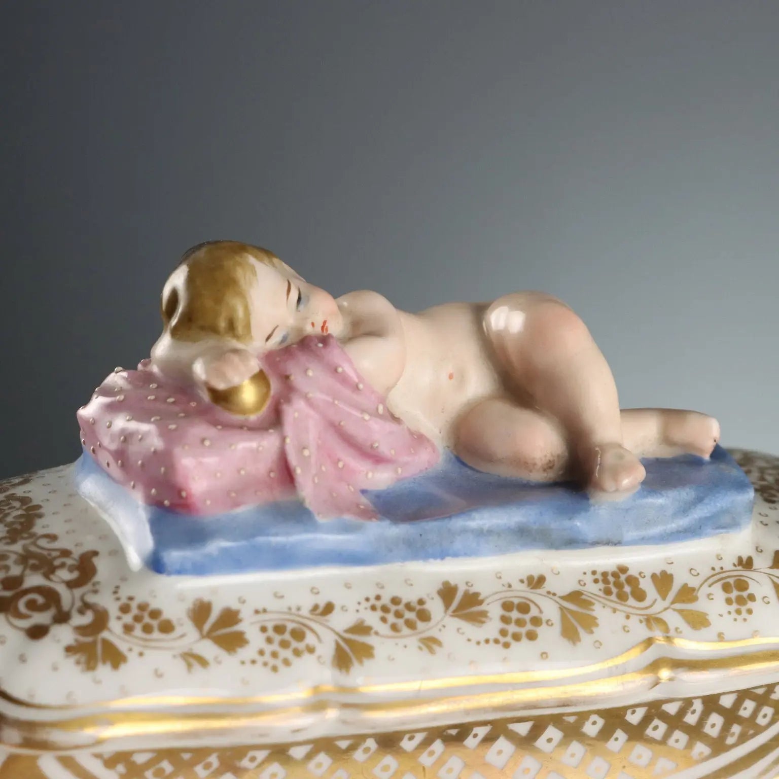 Antique Inkwell Porcelain of Paris France XIX Century - France, Second Half XIX Century | Antiques | Ceramics Products
