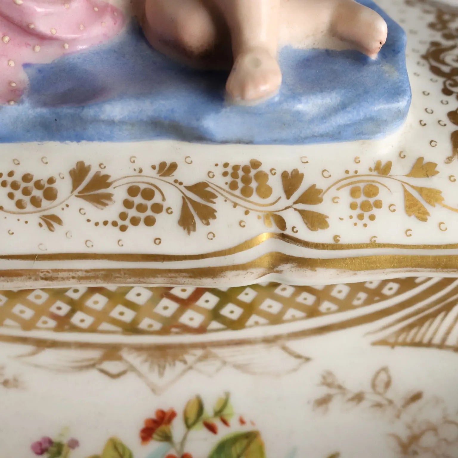 Antique Inkwell Porcelain of Paris France XIX Century - France, Second Half XIX Century | Antiques | Ceramics Products