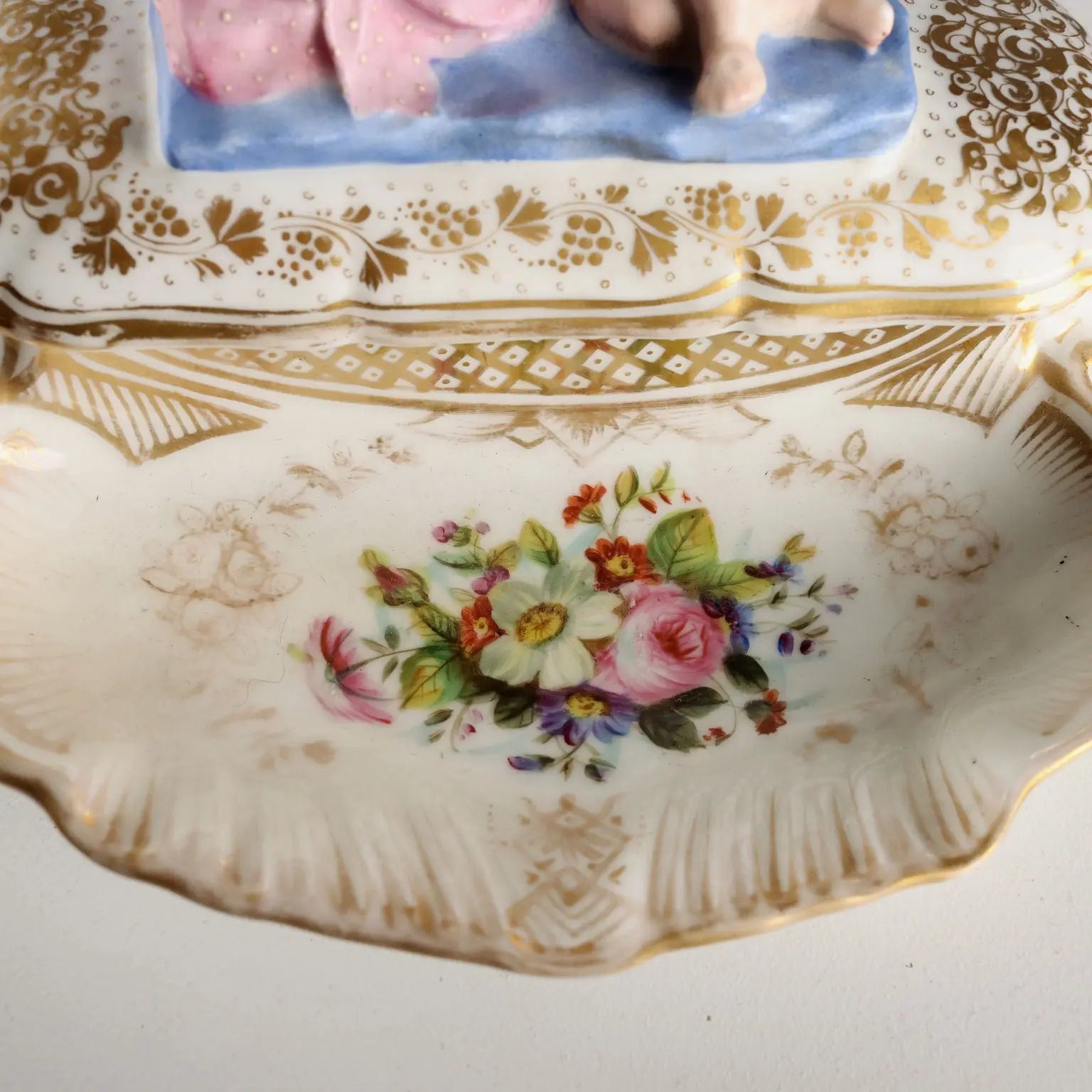 Antique Inkwell Porcelain of Paris France XIX Century - France, Second Half XIX Century | Antiques | Ceramics Products