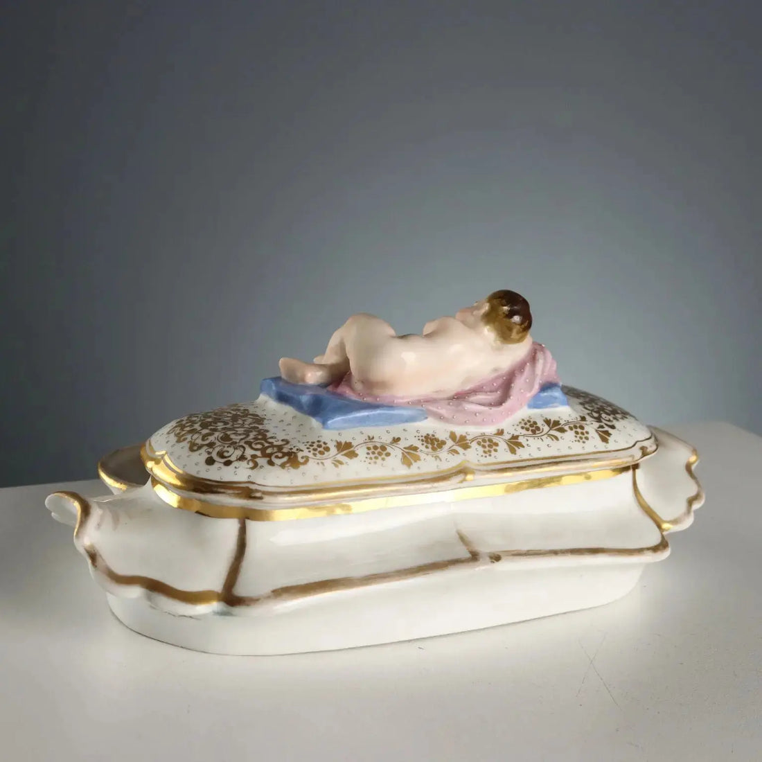 Antique Inkwell Porcelain of Paris France XIX Century - France, Second Half XIX Century | Antiques | Ceramics Products