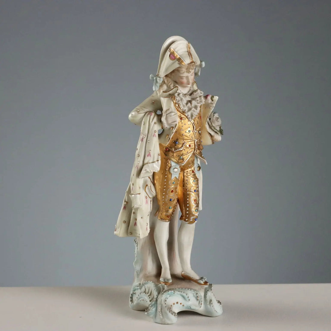 Antique Biscuit Porcelain Figurine France XIX Century