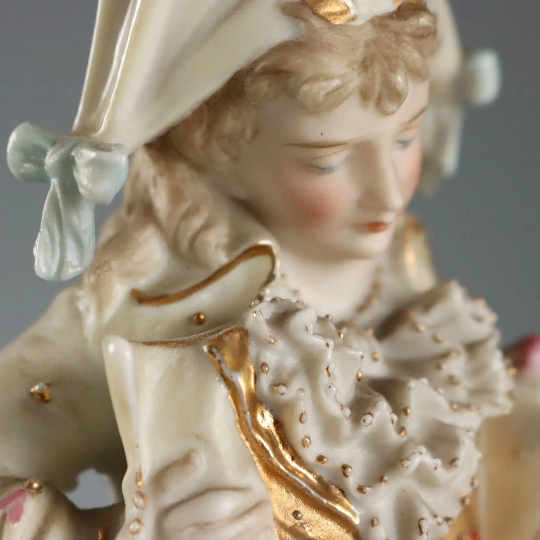 Antique Biscuit Porcelain Figurine France XIX Century