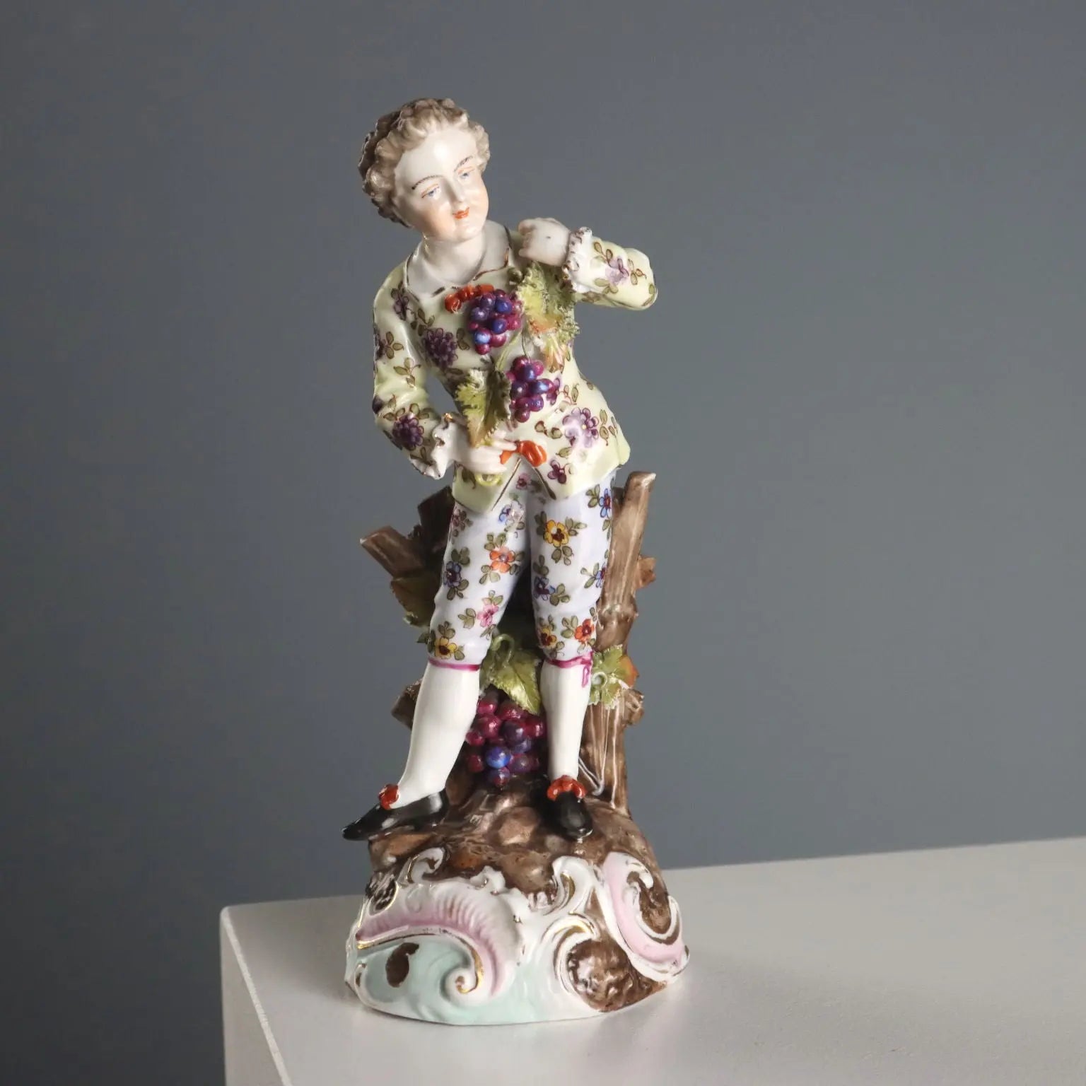 German Porcelain Figurine Volkstedter Manufactory Germany 1896