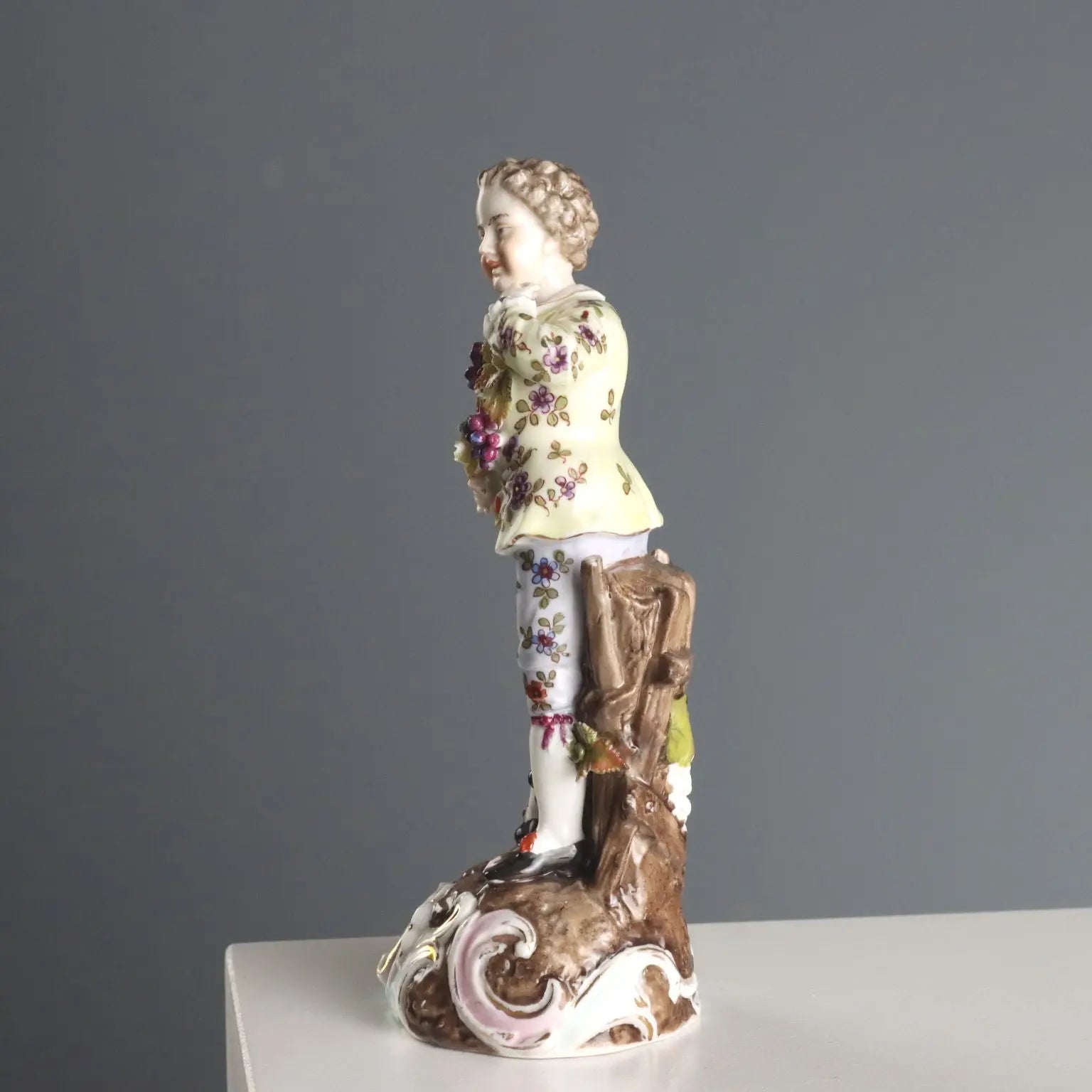 German Porcelain Figurine Volkstedter Manufactory Germany 1896