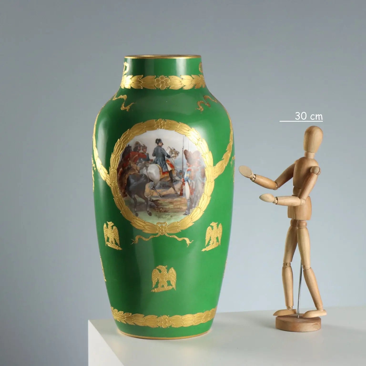 Antique Vase Napoleon III Porcelain France Late XIX Century
