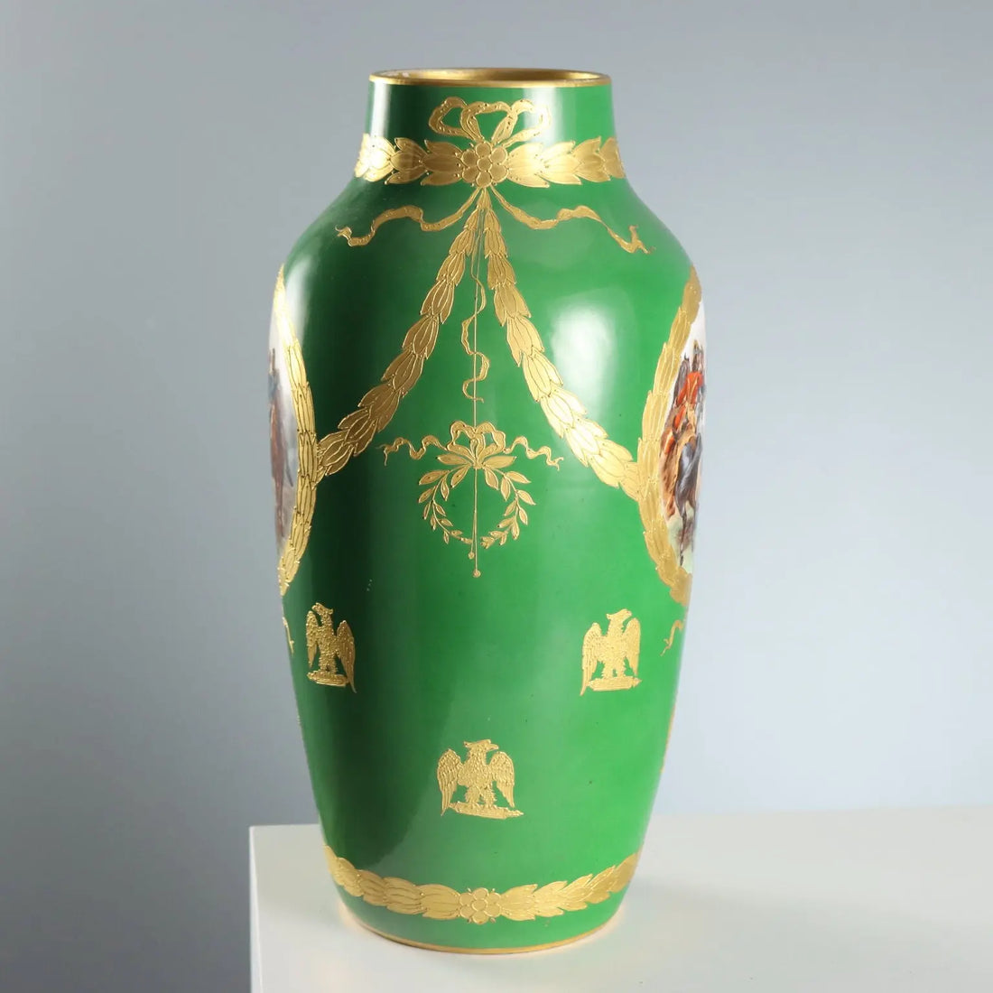 Antique Vase Napoleon III Porcelain France Late XIX Century
