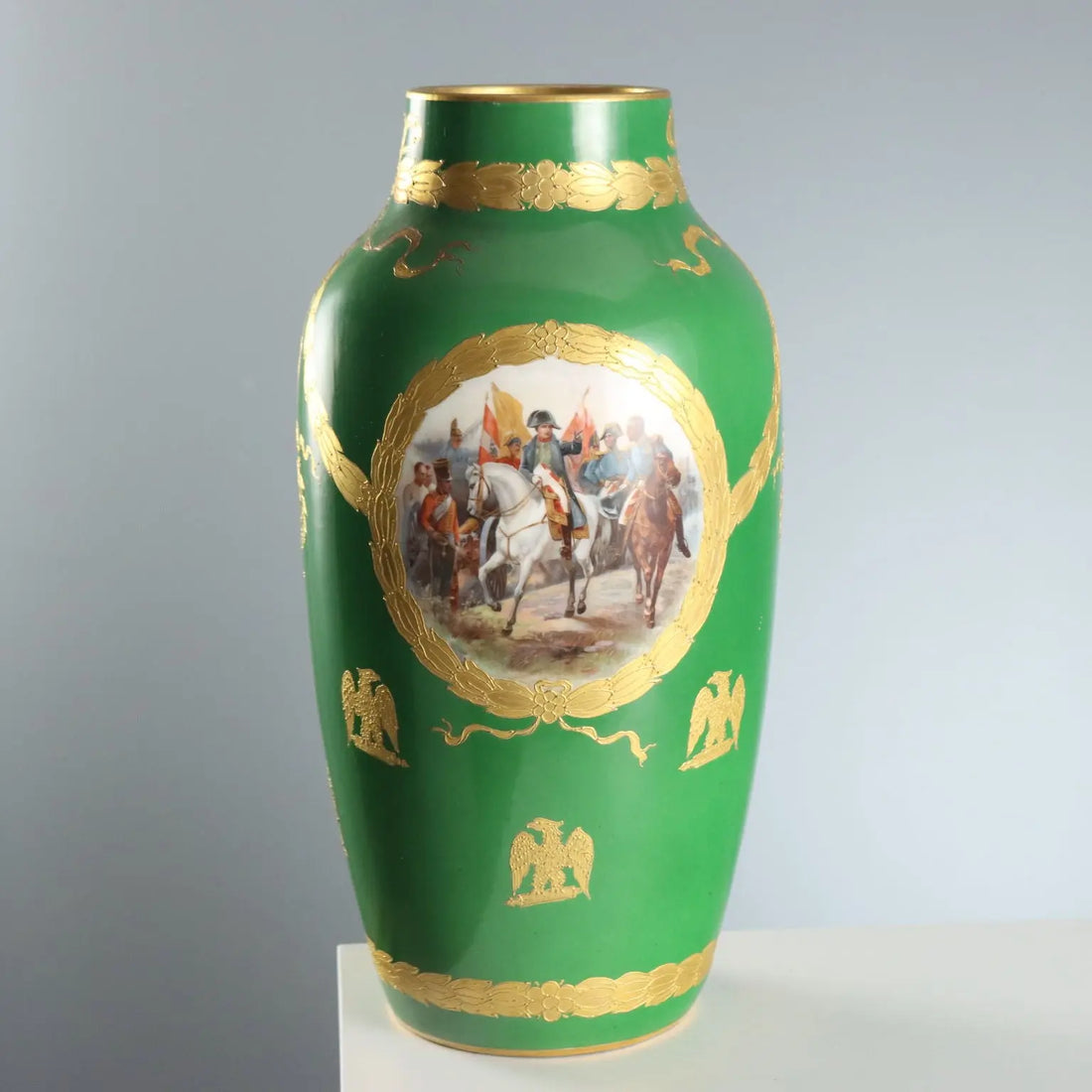 Antique Vase Napoleon III Porcelain France Late XIX Century