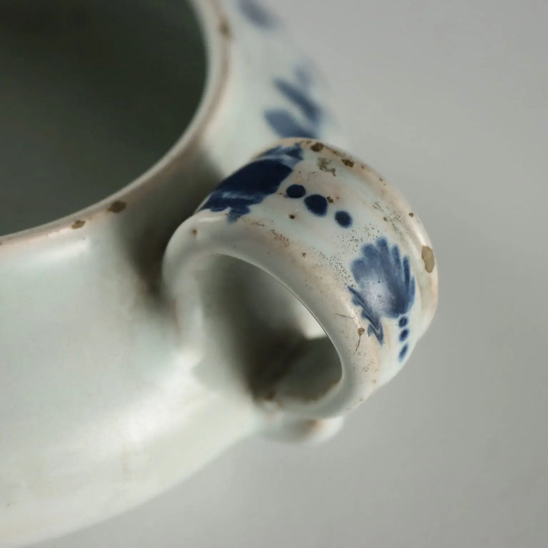 Antique Bowl Majolica Ligurian Manufacture XVIII Century