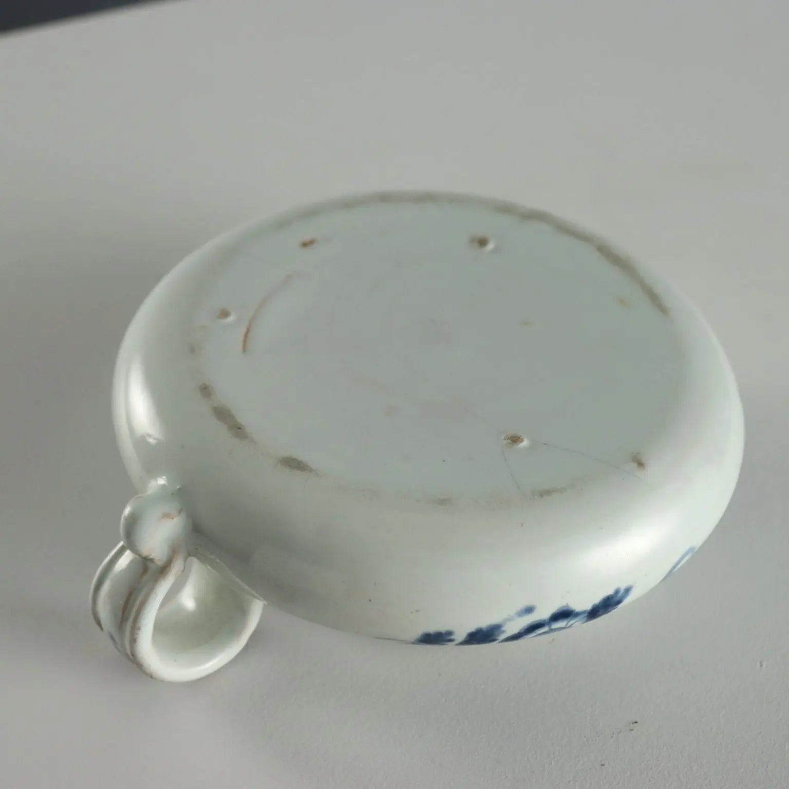 Antique Bowl Majolica Ligurian Manufacture XVIII Century