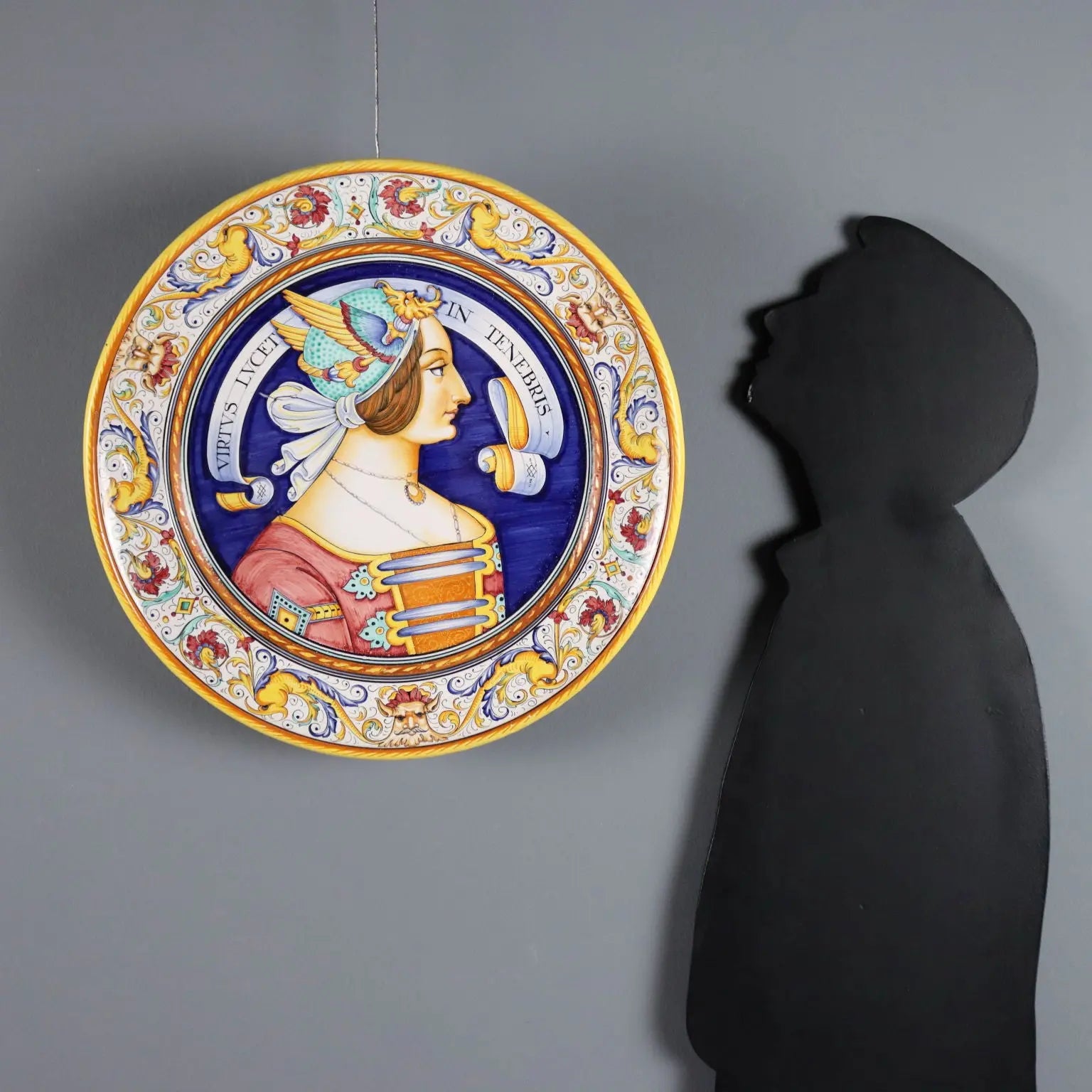 Vintage Plate Deruta Majolica F.lli Mari XX Century
