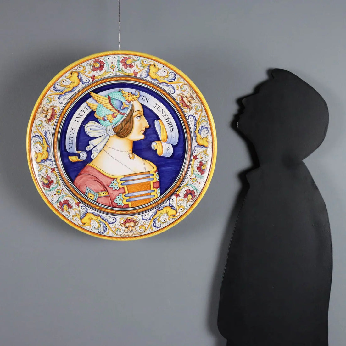 Vintage Plate Deruta Majolica F.lli Mari XX Century