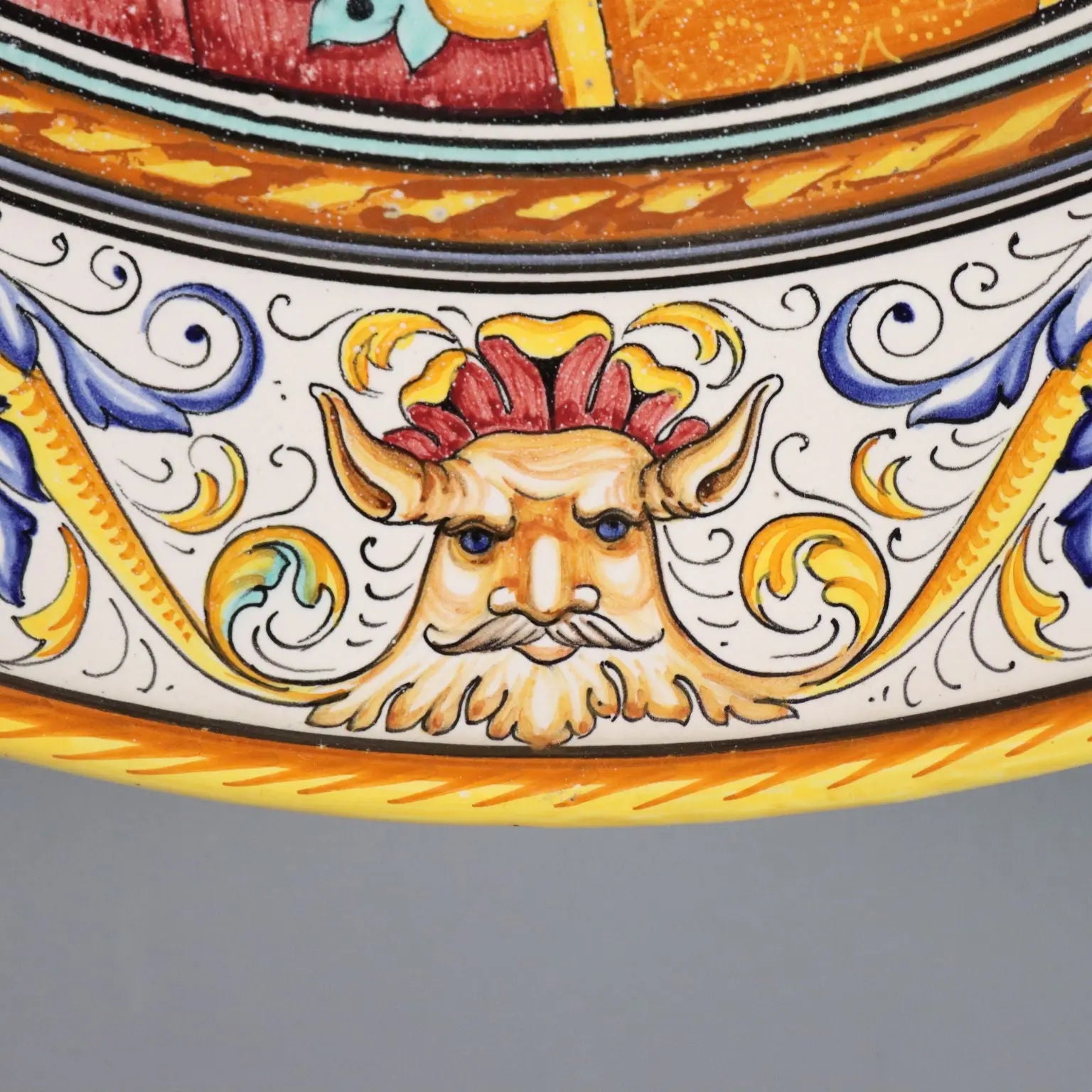 Vintage Plate Deruta Majolica F.lli Mari XX Century