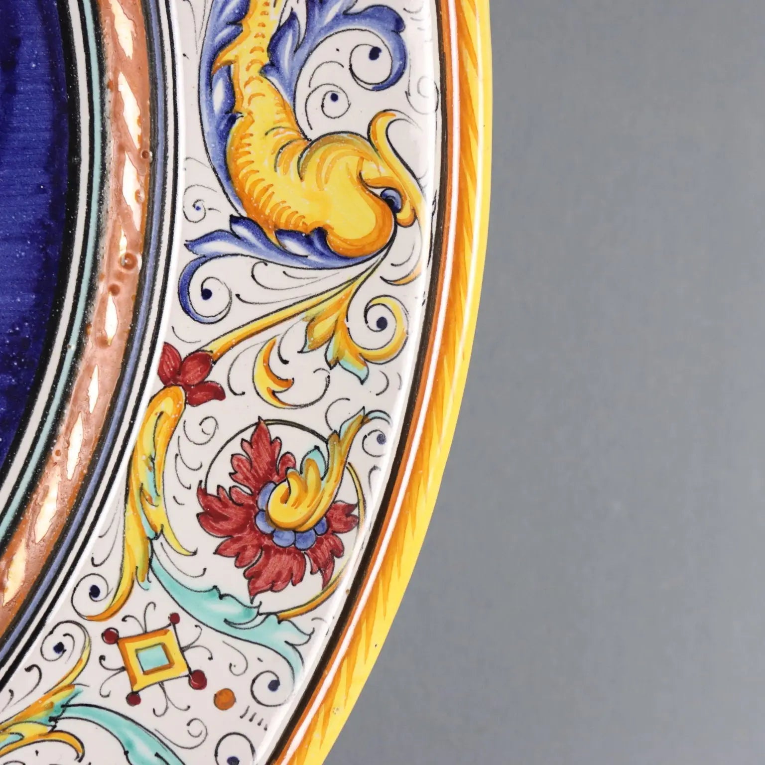 Vintage Plate Deruta Majolica F.lli Mari XX Century