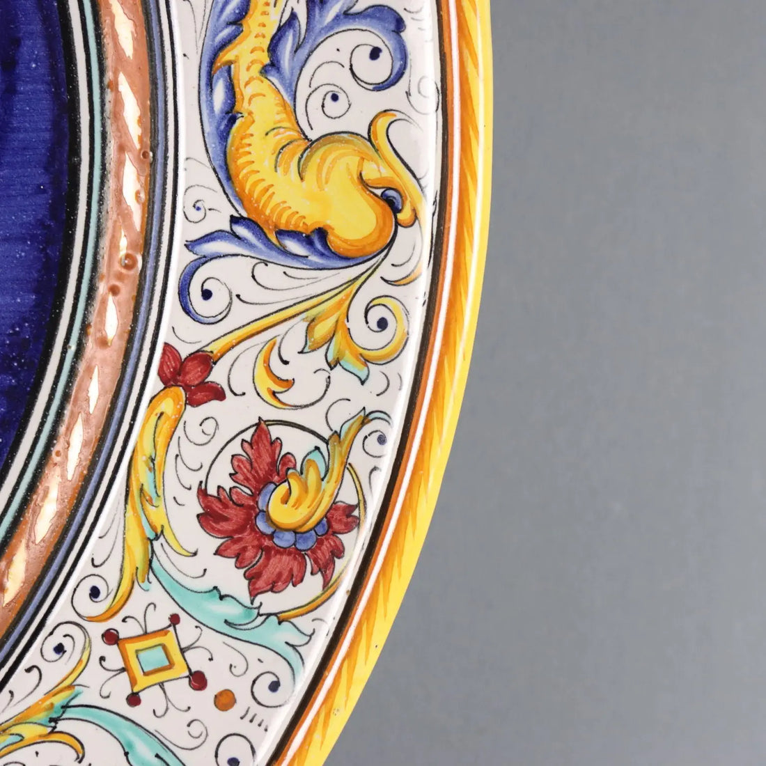 Vintage Plate Deruta Majolica F.lli Mari XX Century