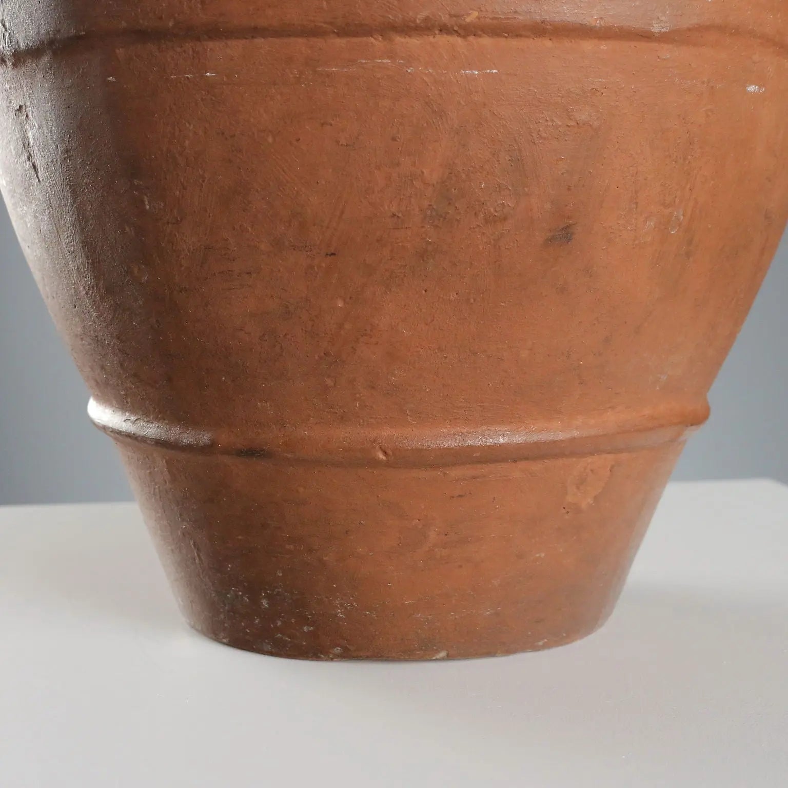 Antique Oil Jar Terracotta Decorations Italy XX Century