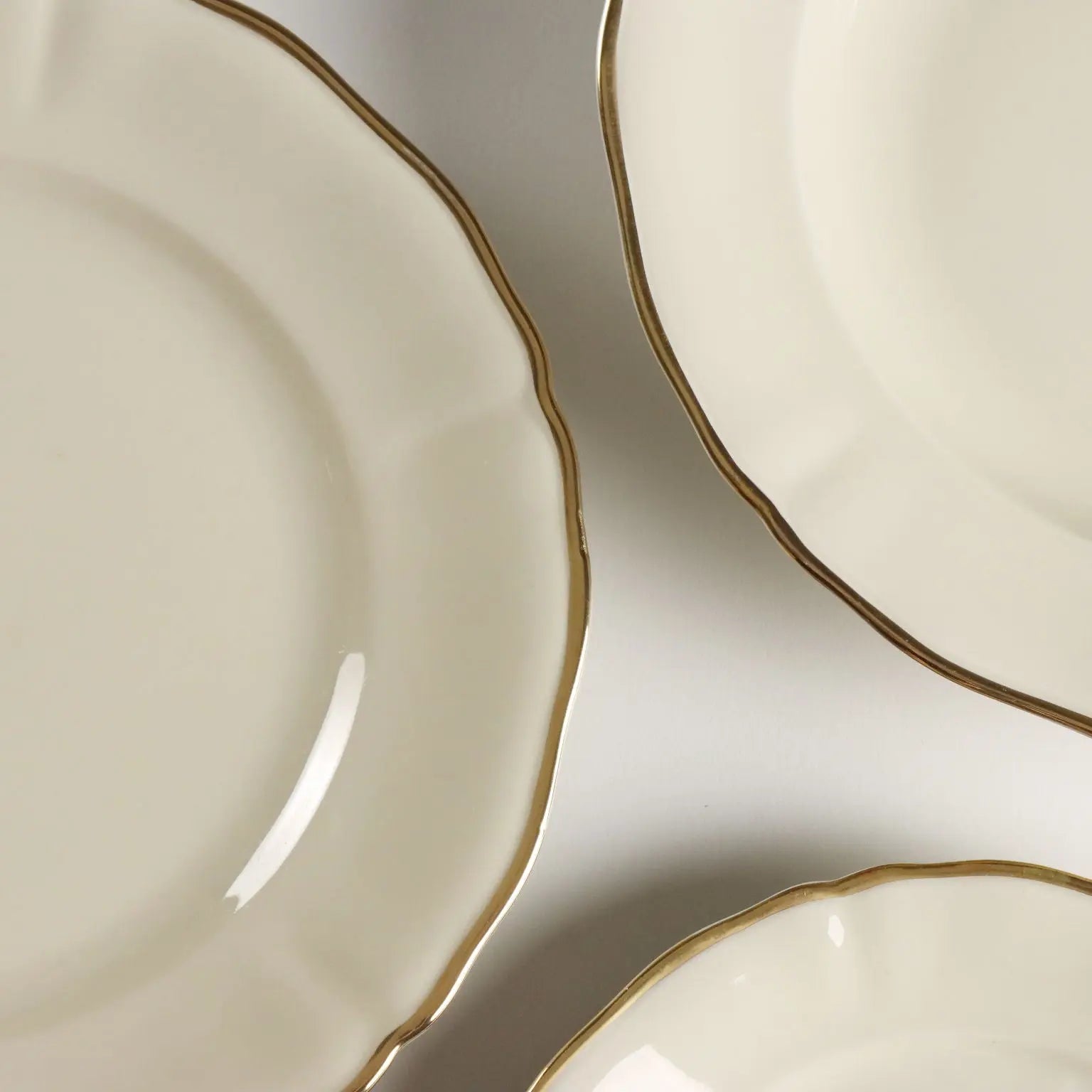 Vintage Plate Set Stolzenfels Bavarian Porcelain XX Century