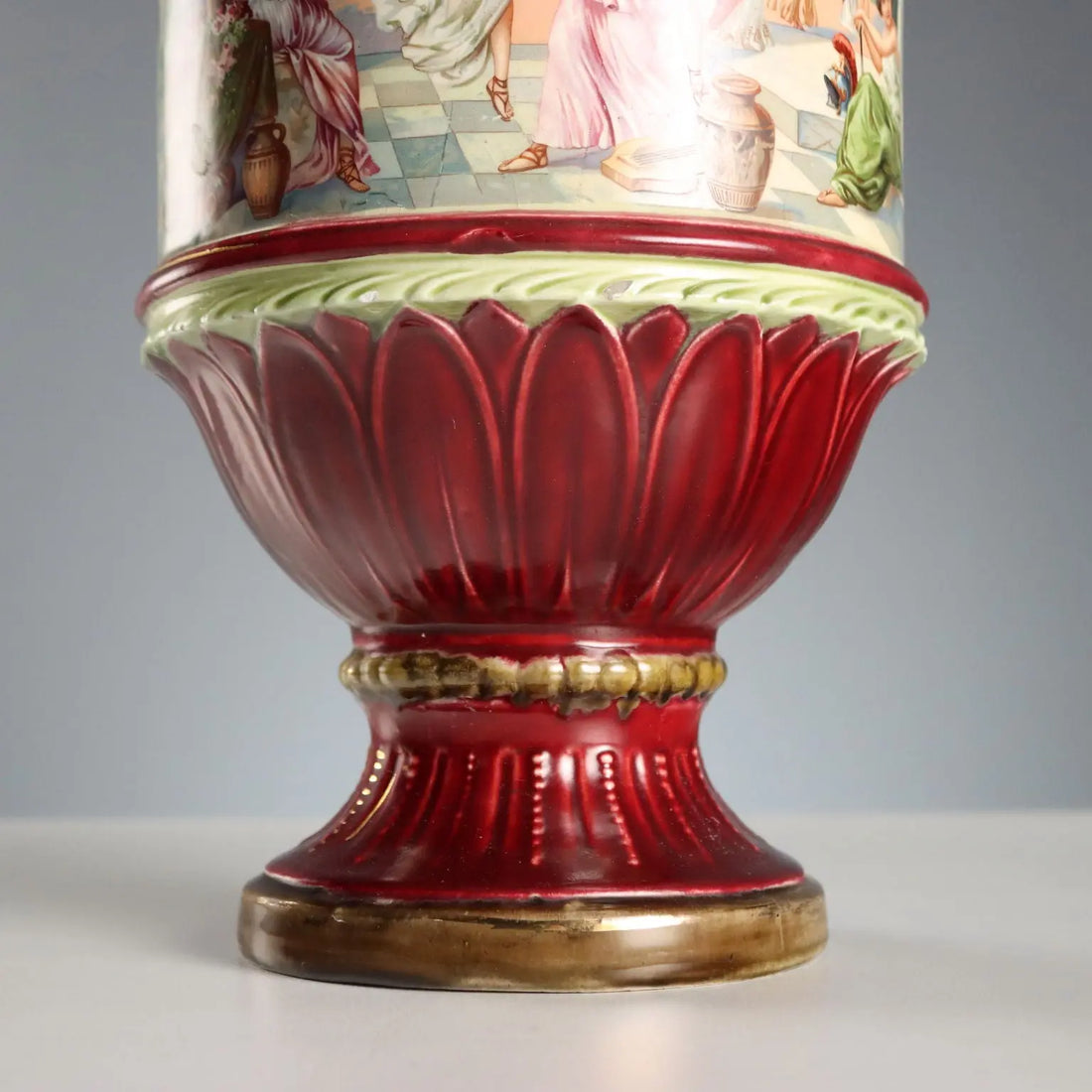 Antique Pourers Jugendstil Multicoloured Ceramic XIX Century