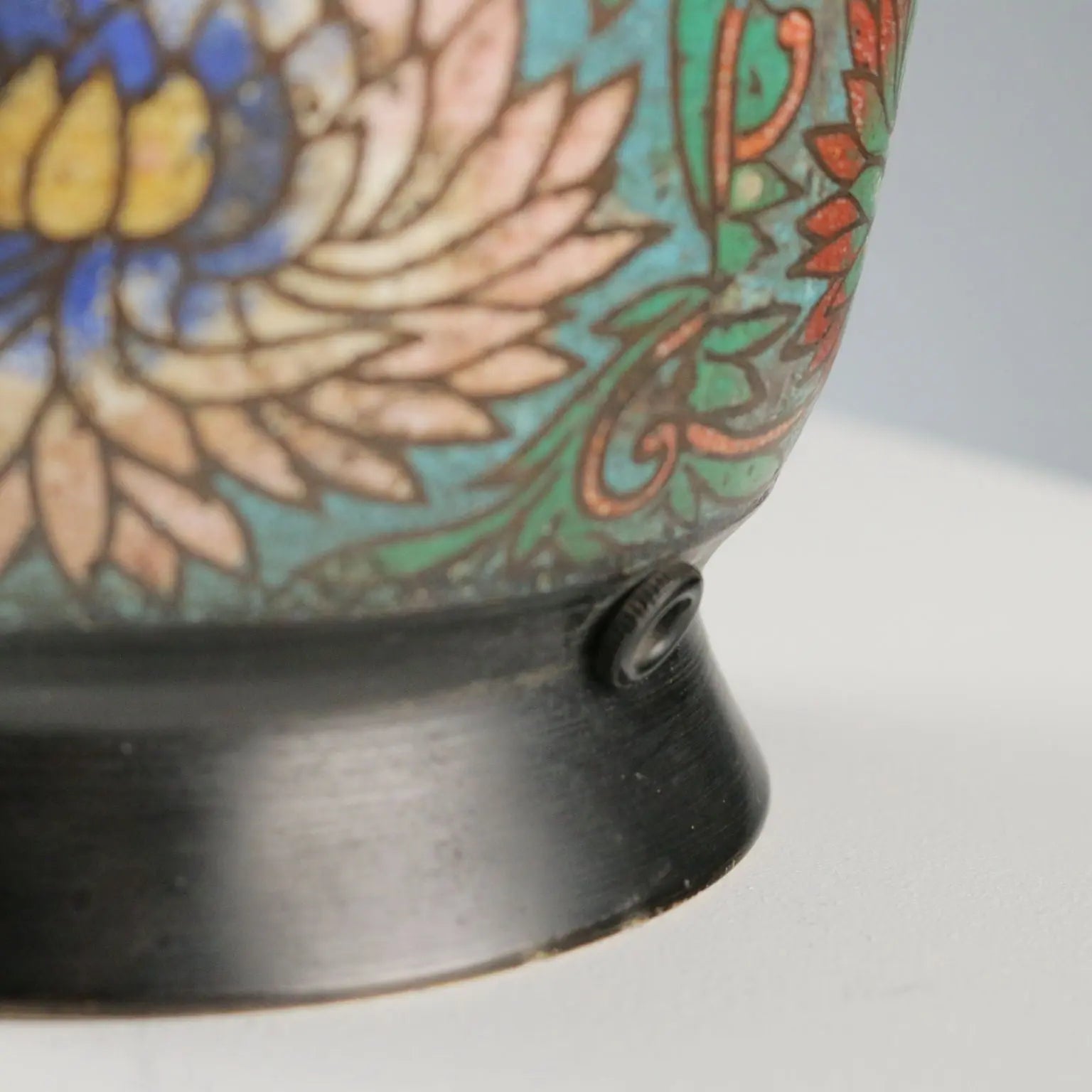 Antique Cloisonné Vase Japan Meiji Era 1868-1912