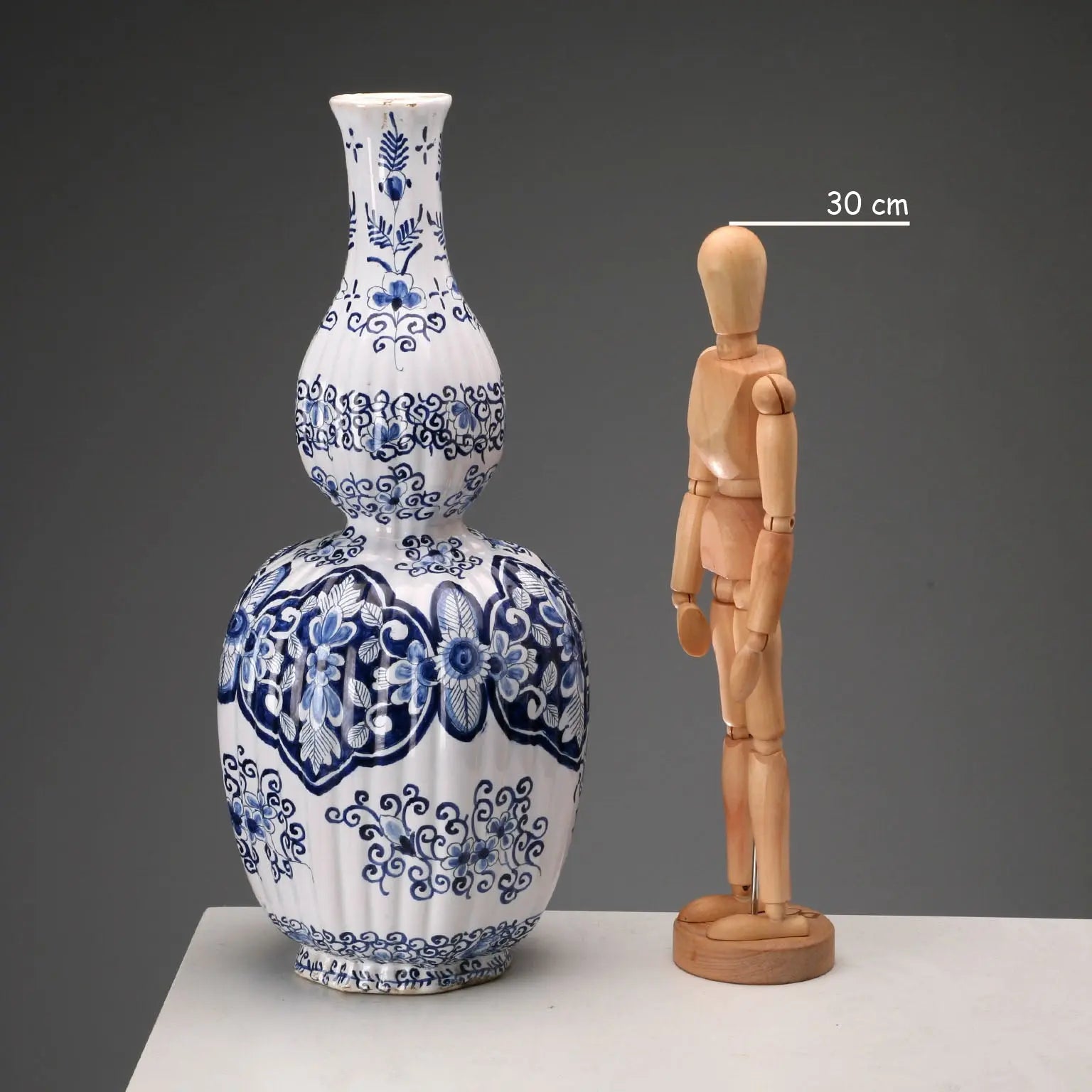 Antique Vase Majolica Aprey Manufacture France XIX Century