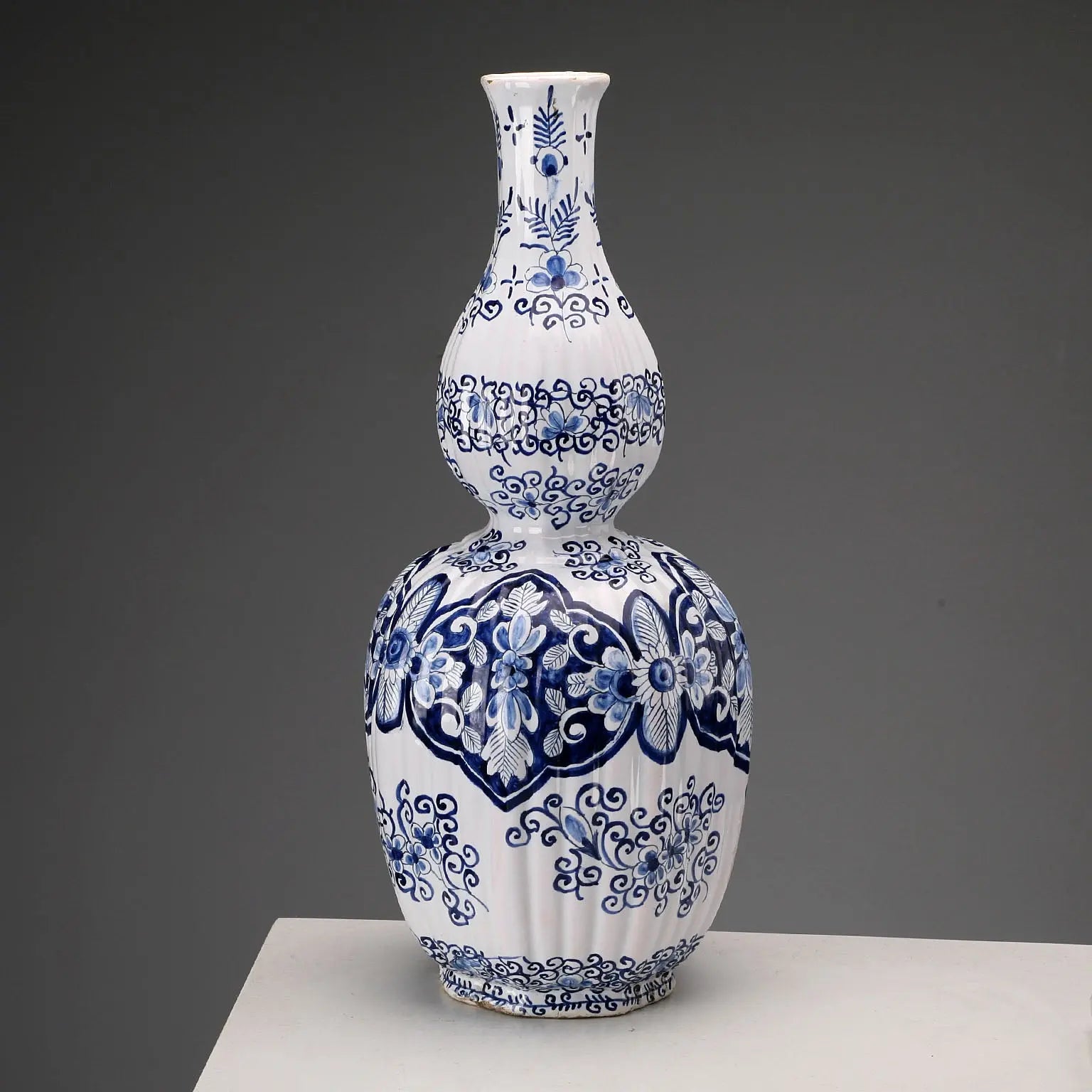 Antique Vase Majolica Aprey Manufacture France XIX Century