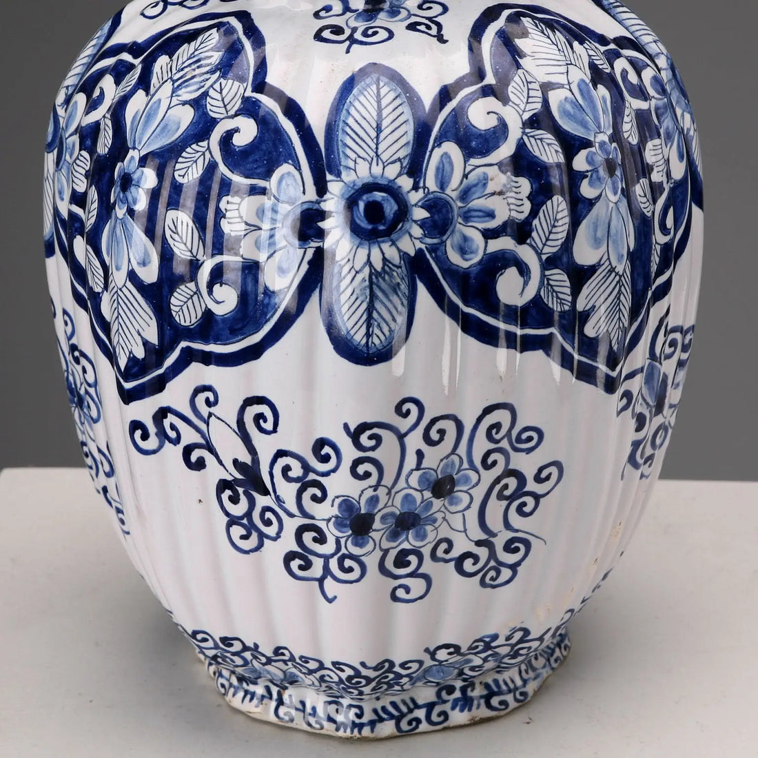 Antique Vase Majolica Aprey Manufacture France XIX Century