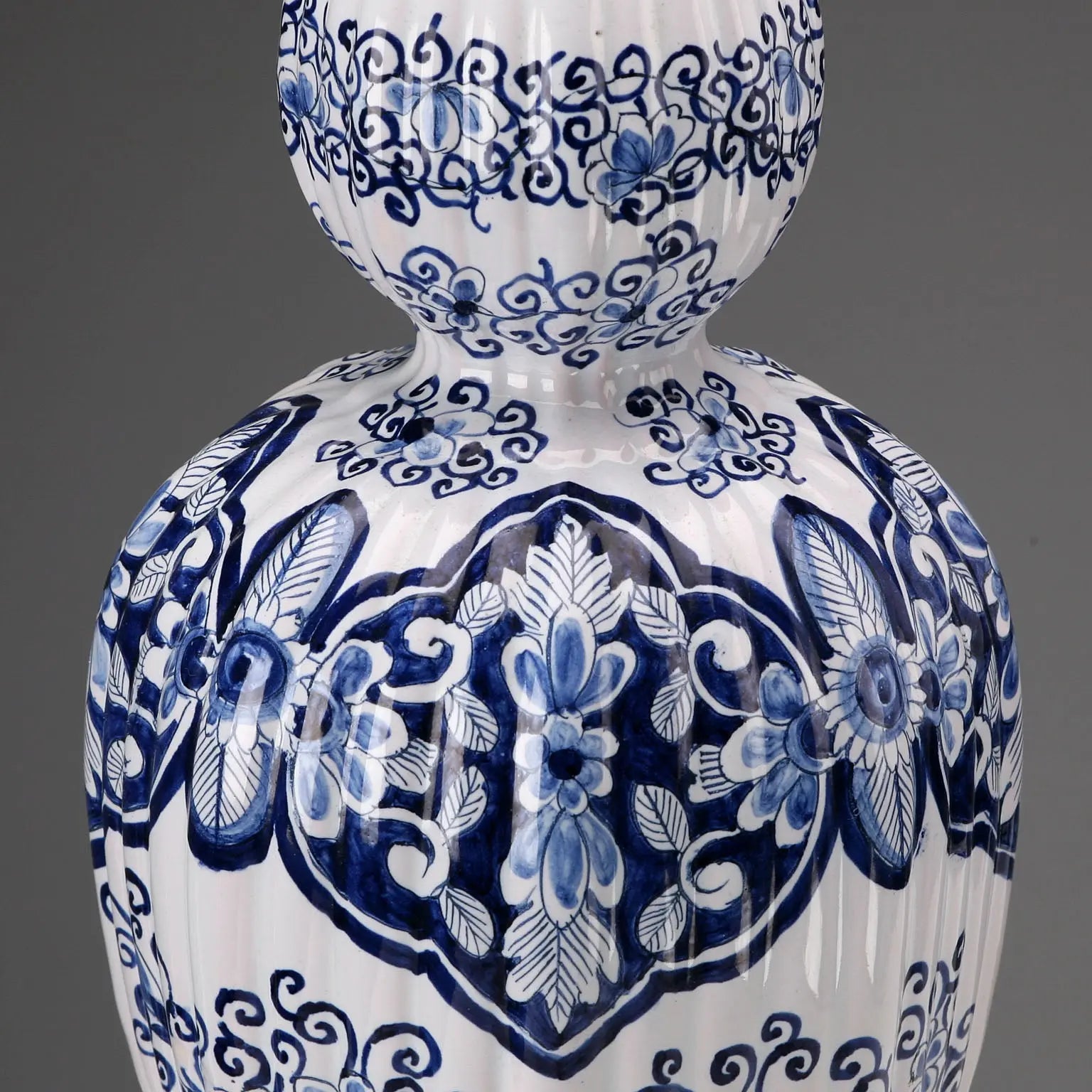 Antique Vase Majolica Aprey Manufacture France XIX Century