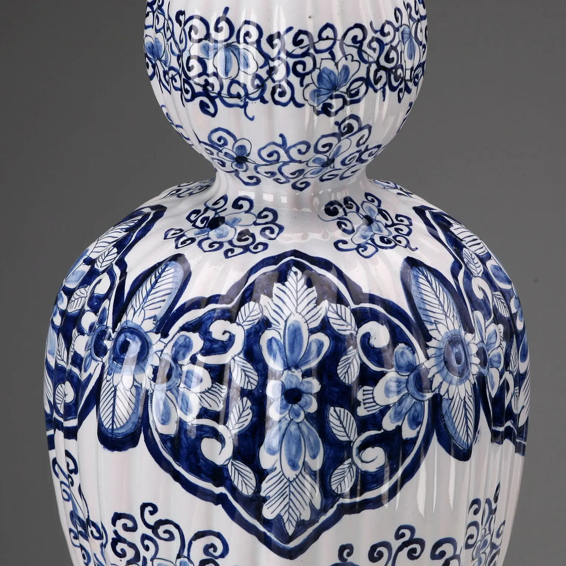 Antique Vase Majolica Aprey Manufacture France XIX Century