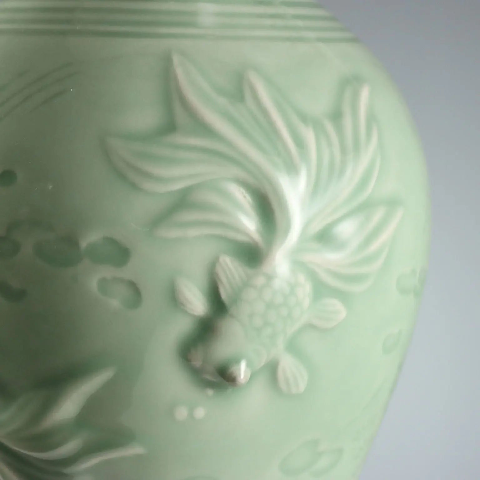 Vintage Vases Celadon Porcelain China XX-XXI Century