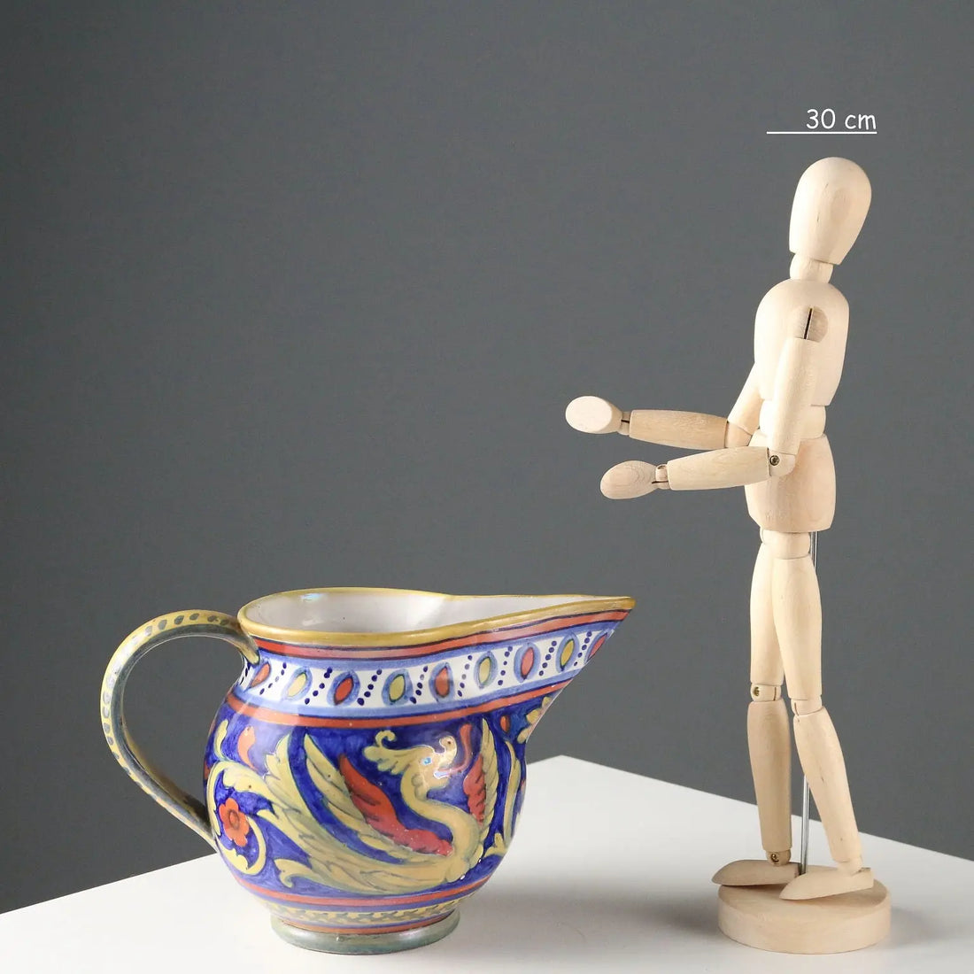 Antique Pourer Alberto Rubboli Gualdo Tadino Majolica XX Century