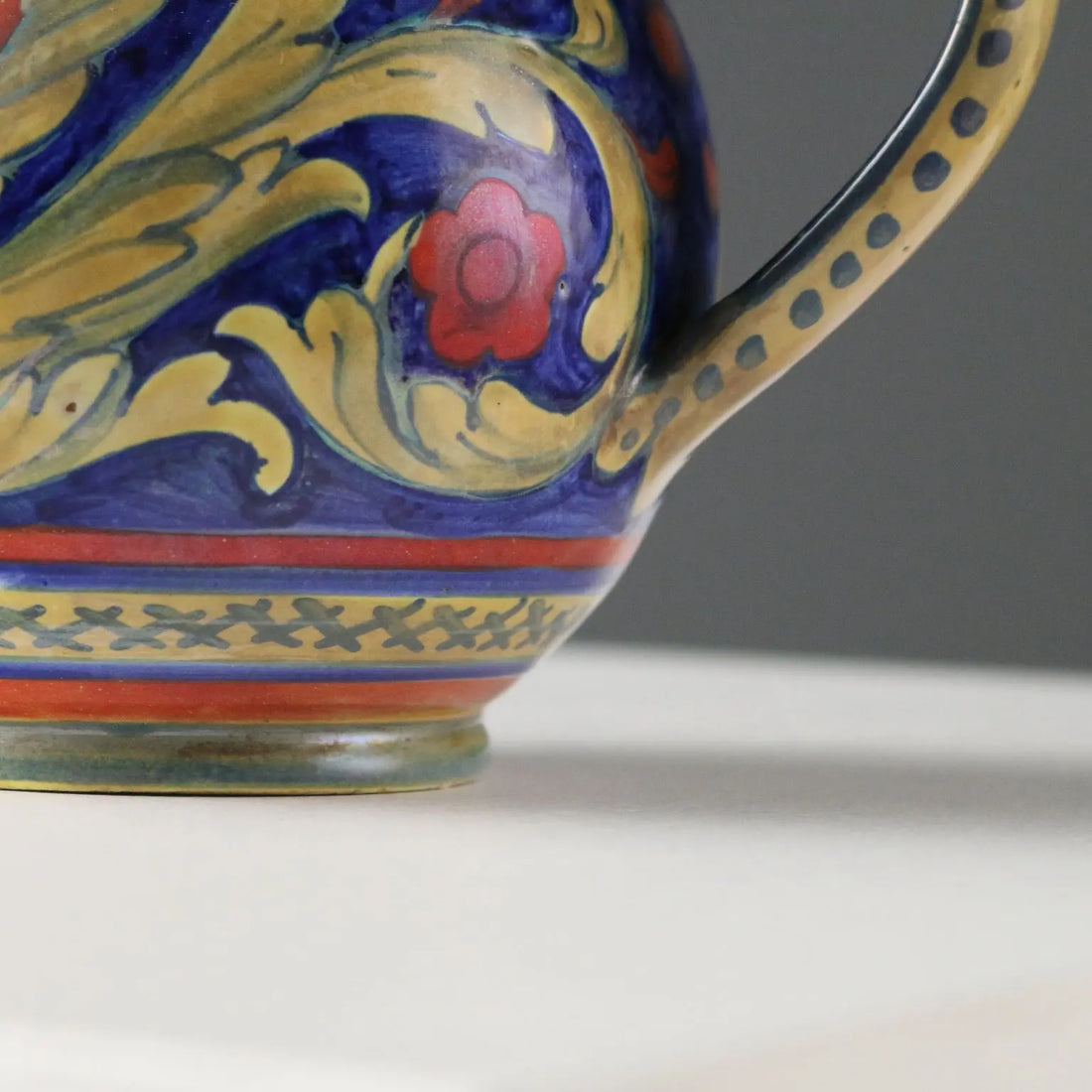 Antique Pourer Alberto Rubboli Gualdo Tadino Majolica XX Century