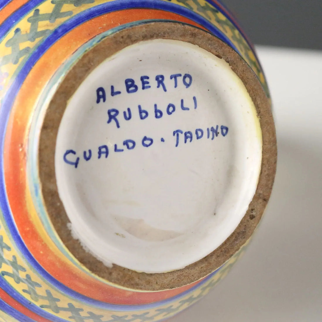 Antique Pourer Alberto Rubboli Gualdo Tadino Majolica XX Century