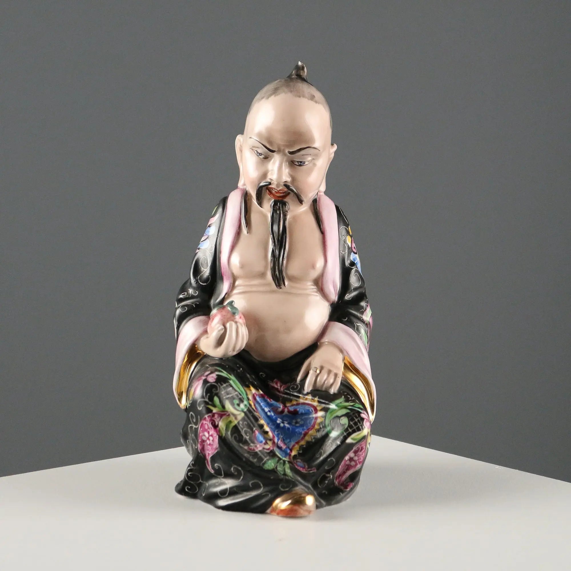 Antique Figurine G. Tripi Hand-Decorated Signed XX Century