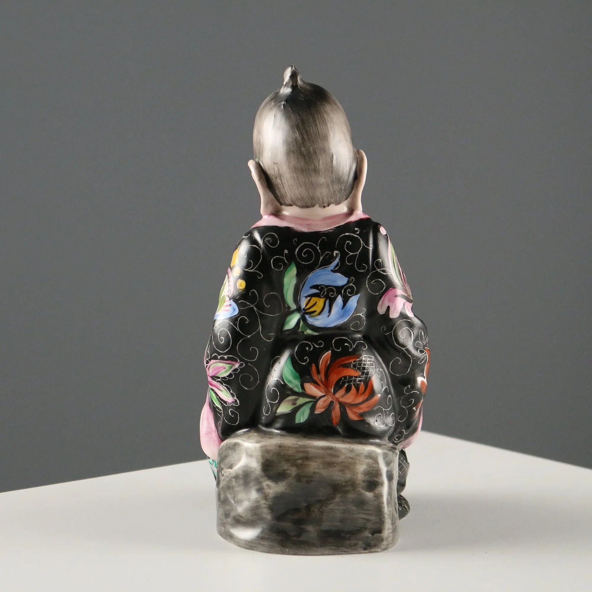 Antique Figurine G. Tripi Hand-Decorated Signed XX Century