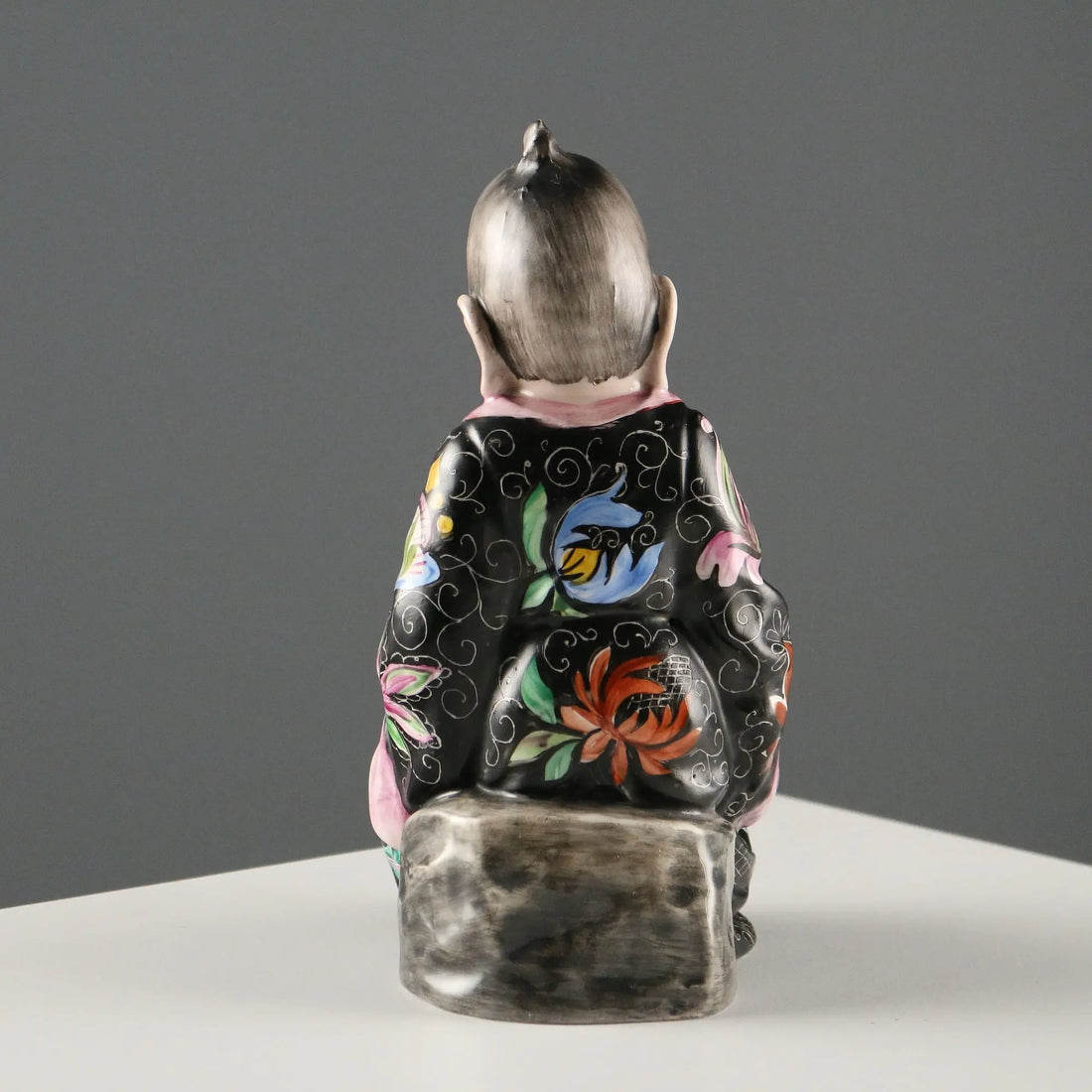 Antique Figurine G. Tripi Hand-Decorated Signed XX Century