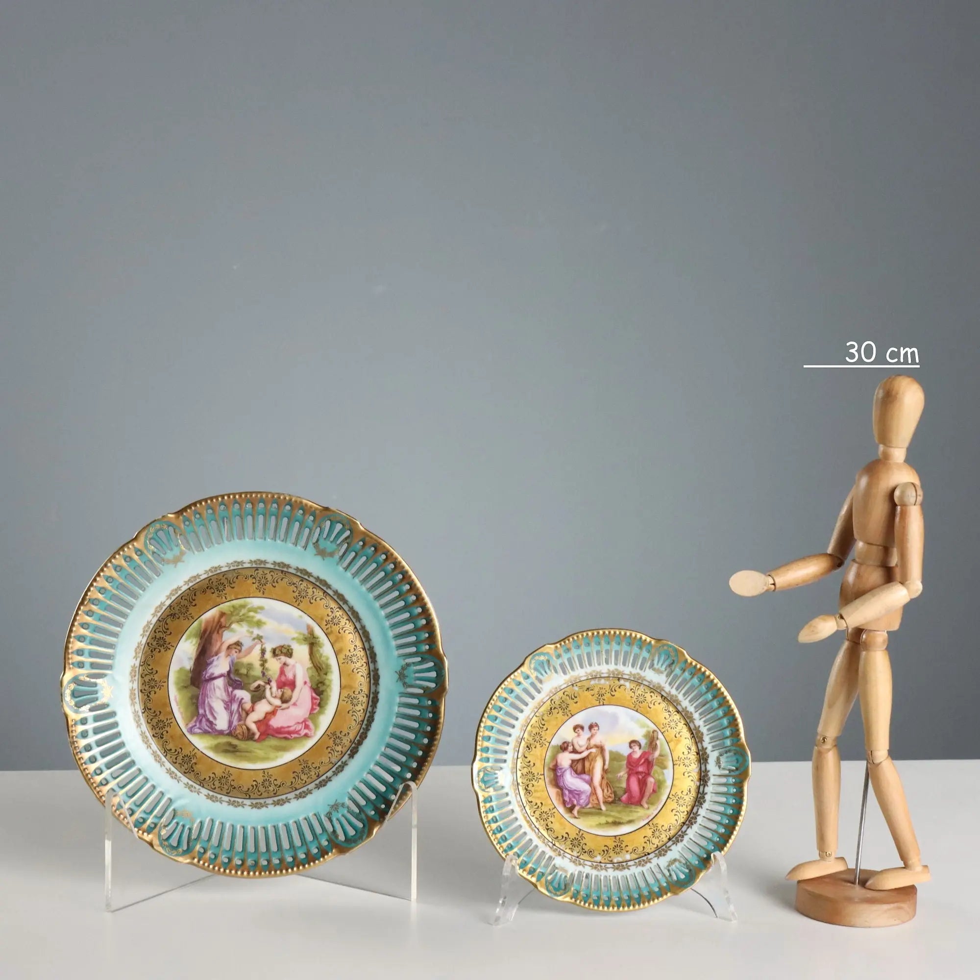 Antique Schwarzenhammer Porcelain Dessert Service Germany XX Century