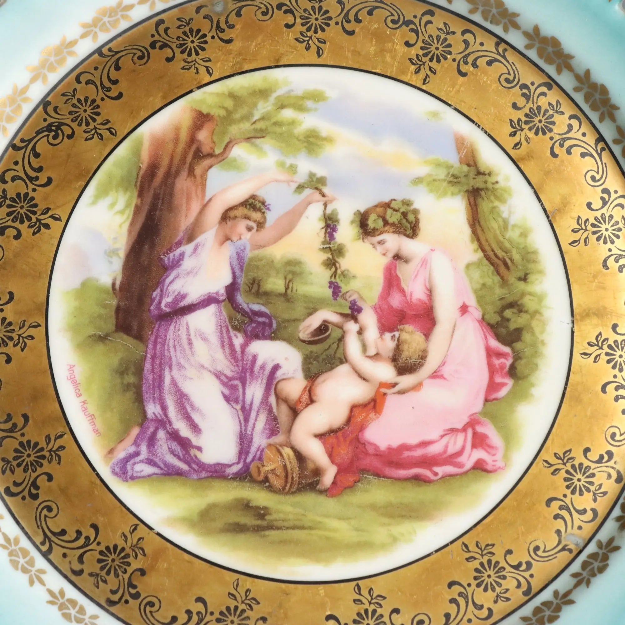 Antique Schwarzenhammer Porcelain Dessert Service Germany XX Century