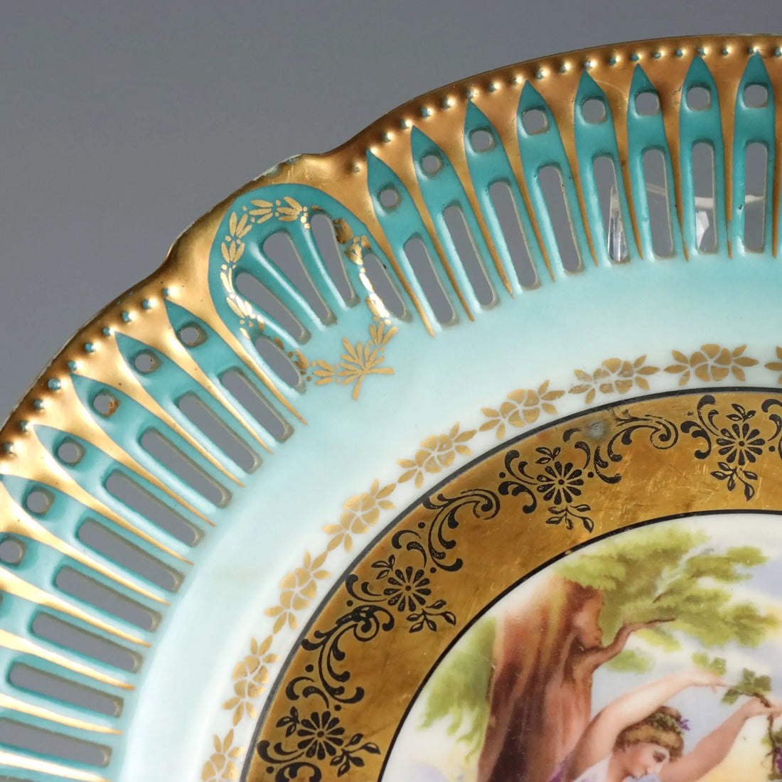 Antique Schwarzenhammer Porcelain Dessert Service Germany XX Century