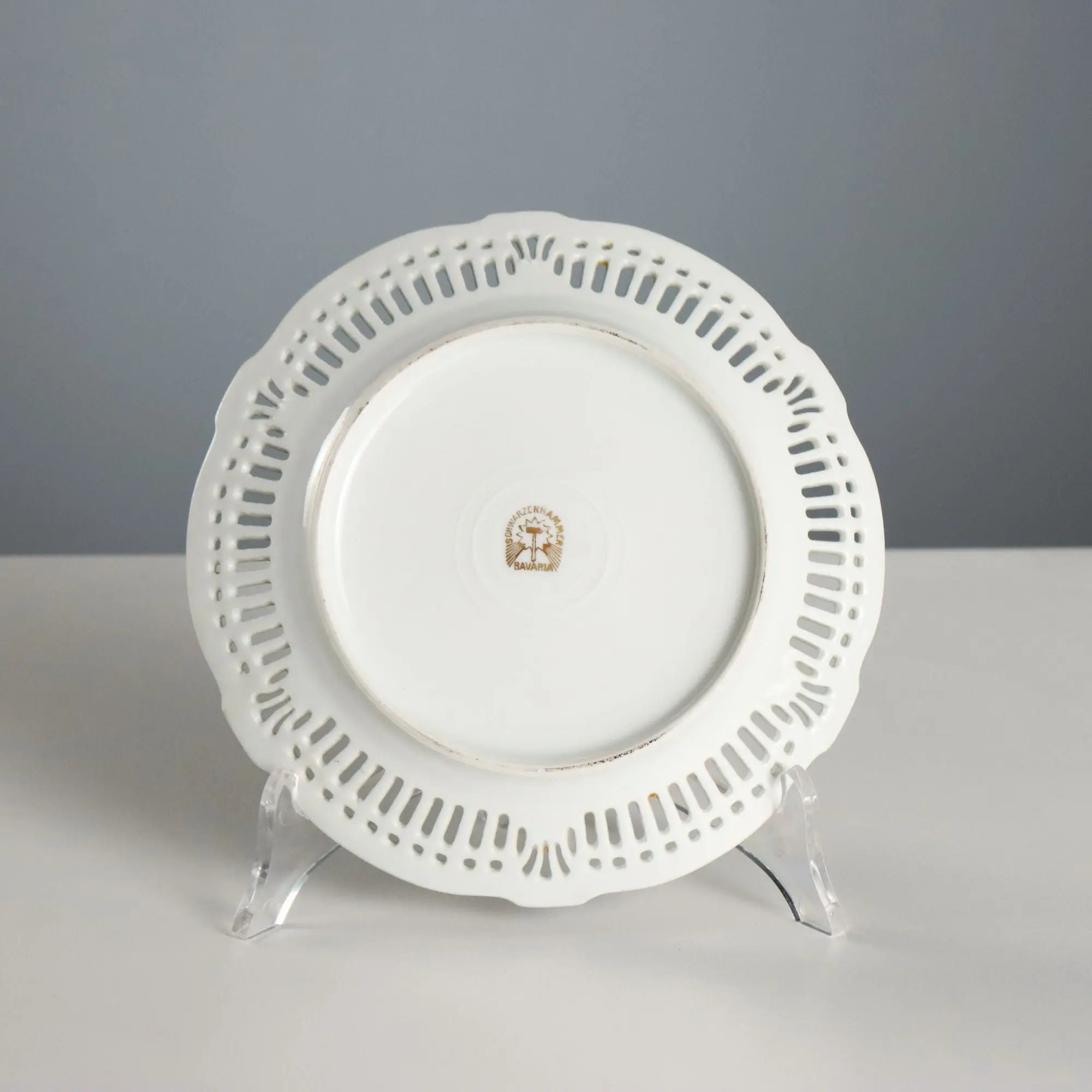 Antique Schwarzenhammer Porcelain Dessert Service Germany XX Century