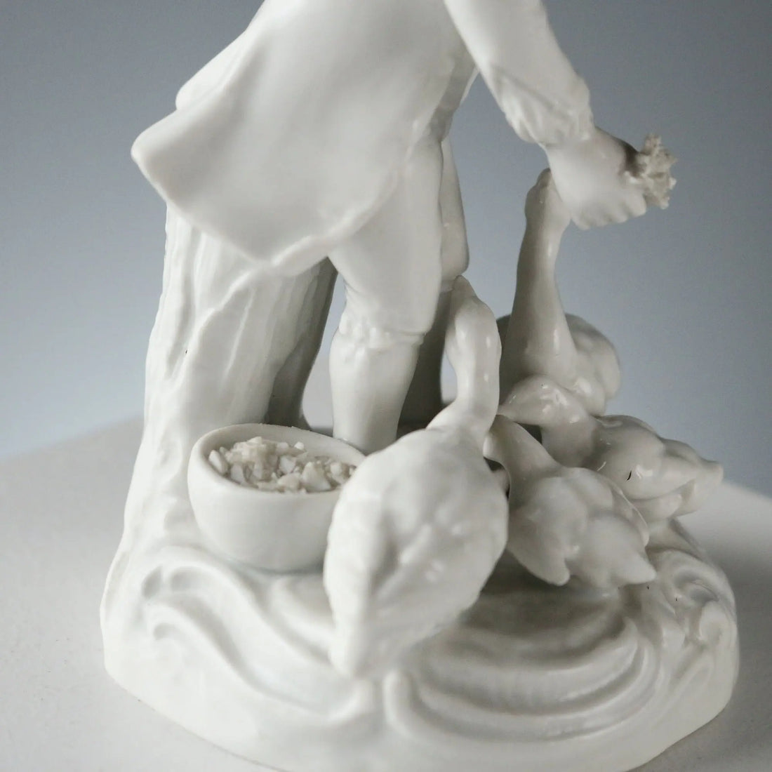 Antique Figurine White Porcelain of Dresda Germany XX Century