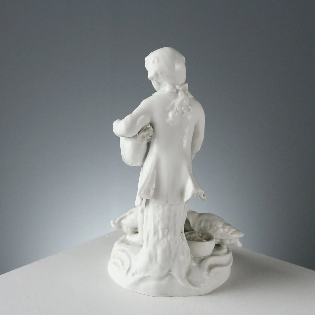 Antique Figurine White Porcelain of Dresda Germany XX Century