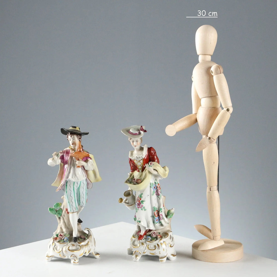 Antique Rudolstadt Figurines Porcelain Germany XX Century
