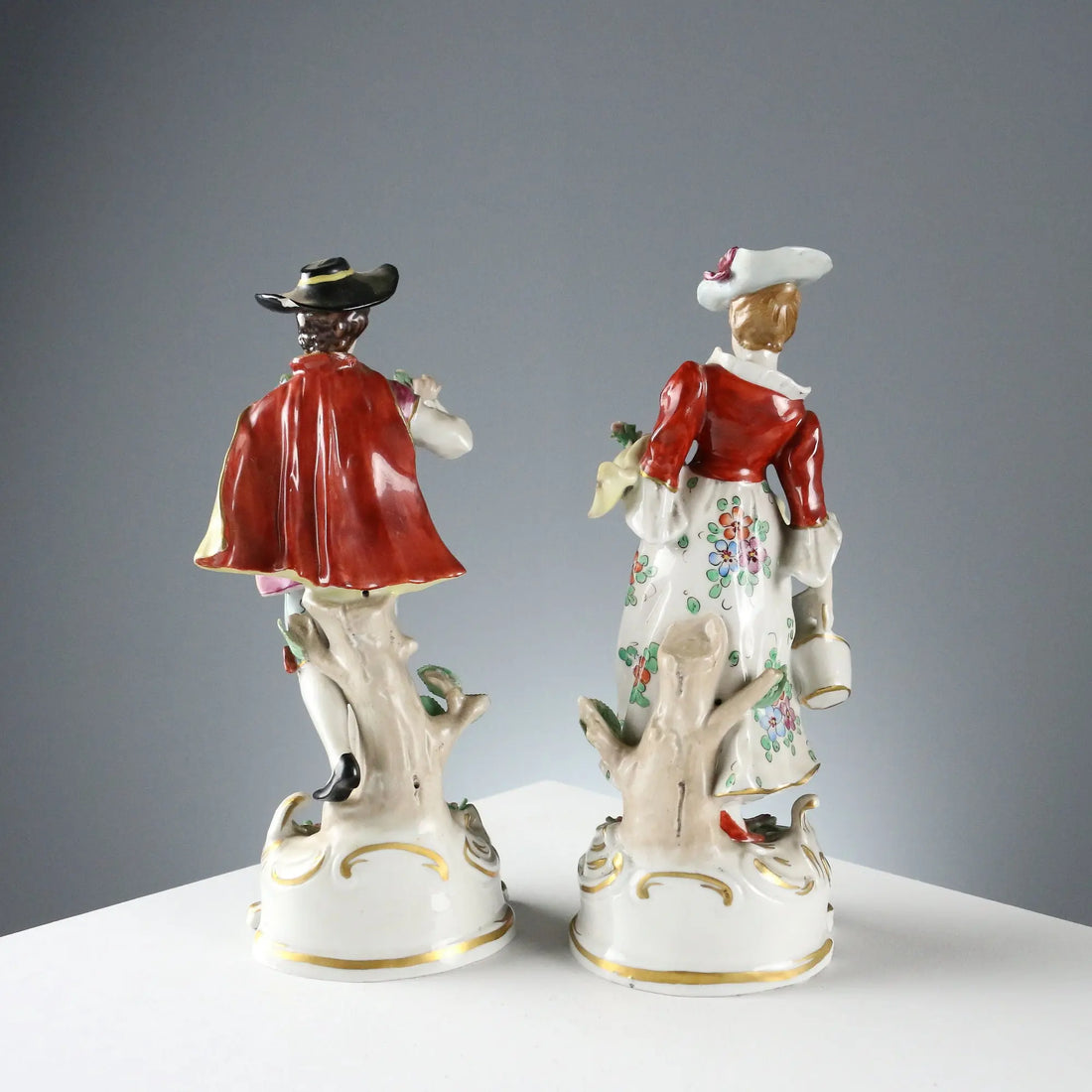 Antique Rudolstadt Figurines Porcelain Germany XX Century