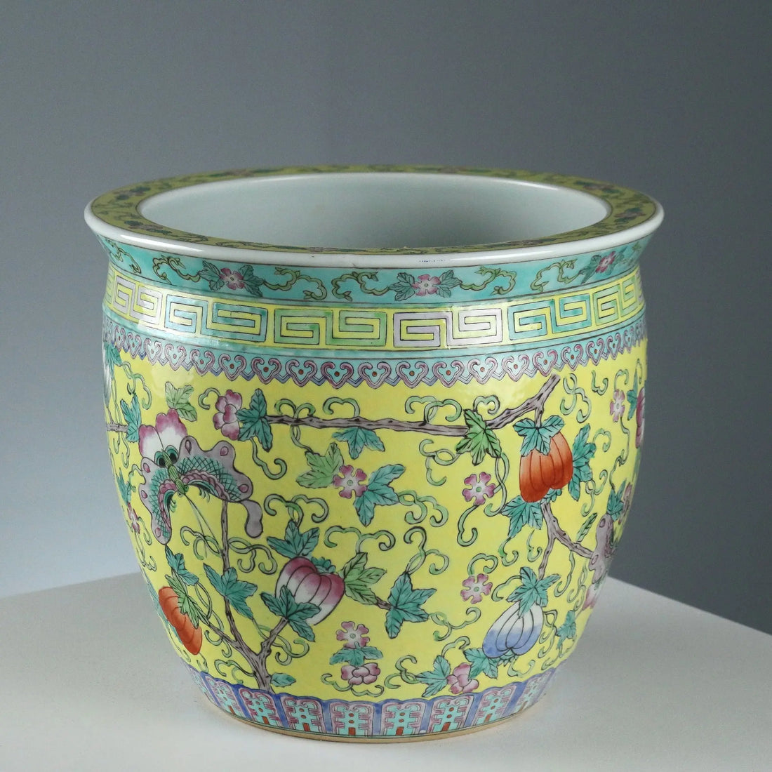 Vintage Cache Pot Ceramic China 1960s-1970s