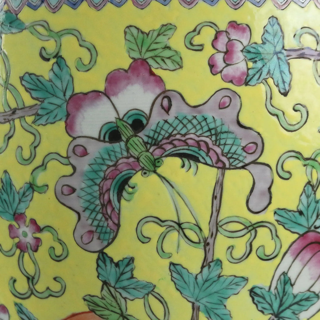 Vintage Cache Pot Ceramic China 1960s-1970s