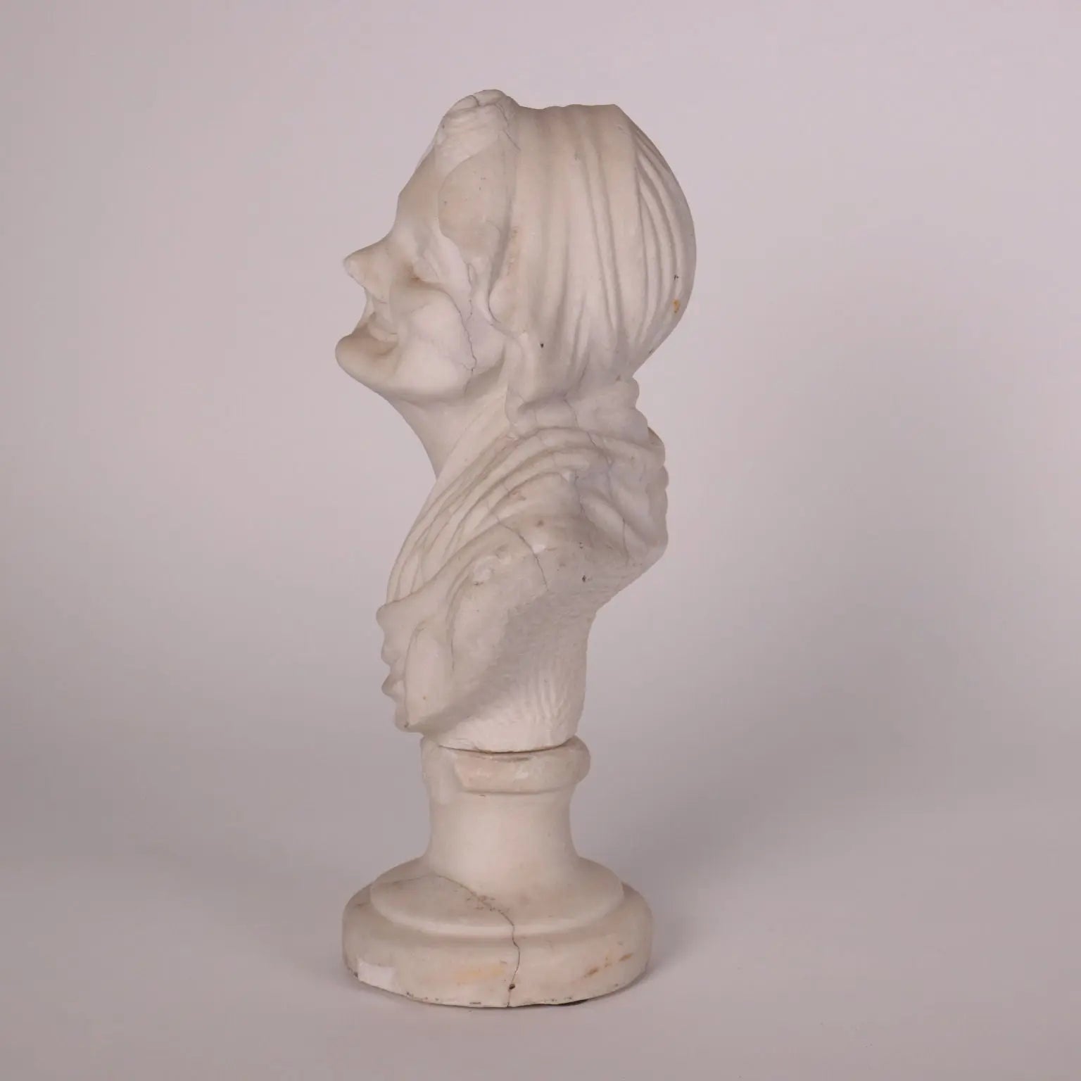 Antique Bust of Elderly Woman Marble Padua Italy XVIII Century - Padua Second Half XVIII Century | Antiques | Fancy Goods