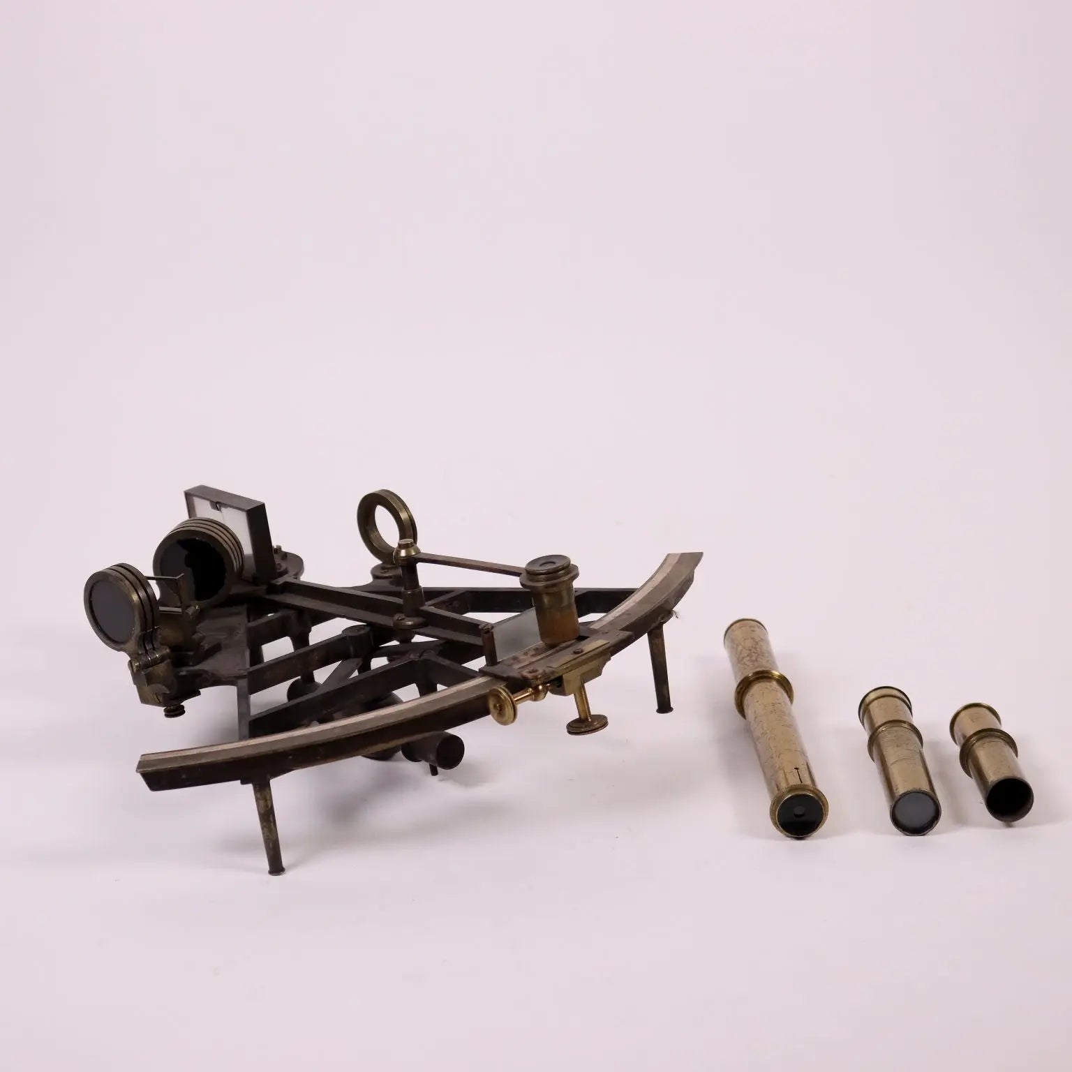 Brass and Mahogany Sextant England 19th Century | Antiques | Fancy Goods