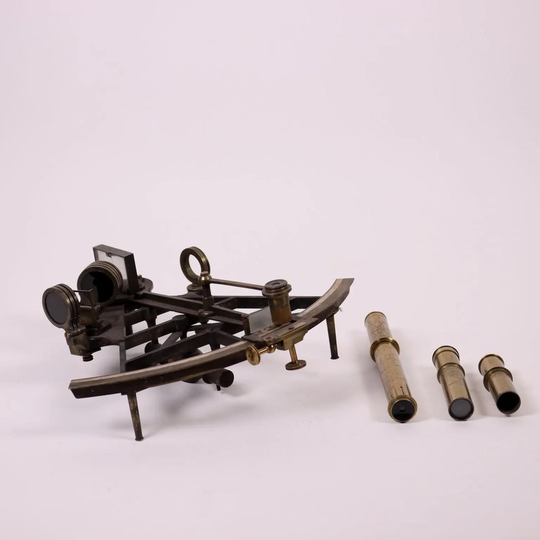 Brass and Mahogany Sextant England 19th Century | Antiques | Fancy Goods