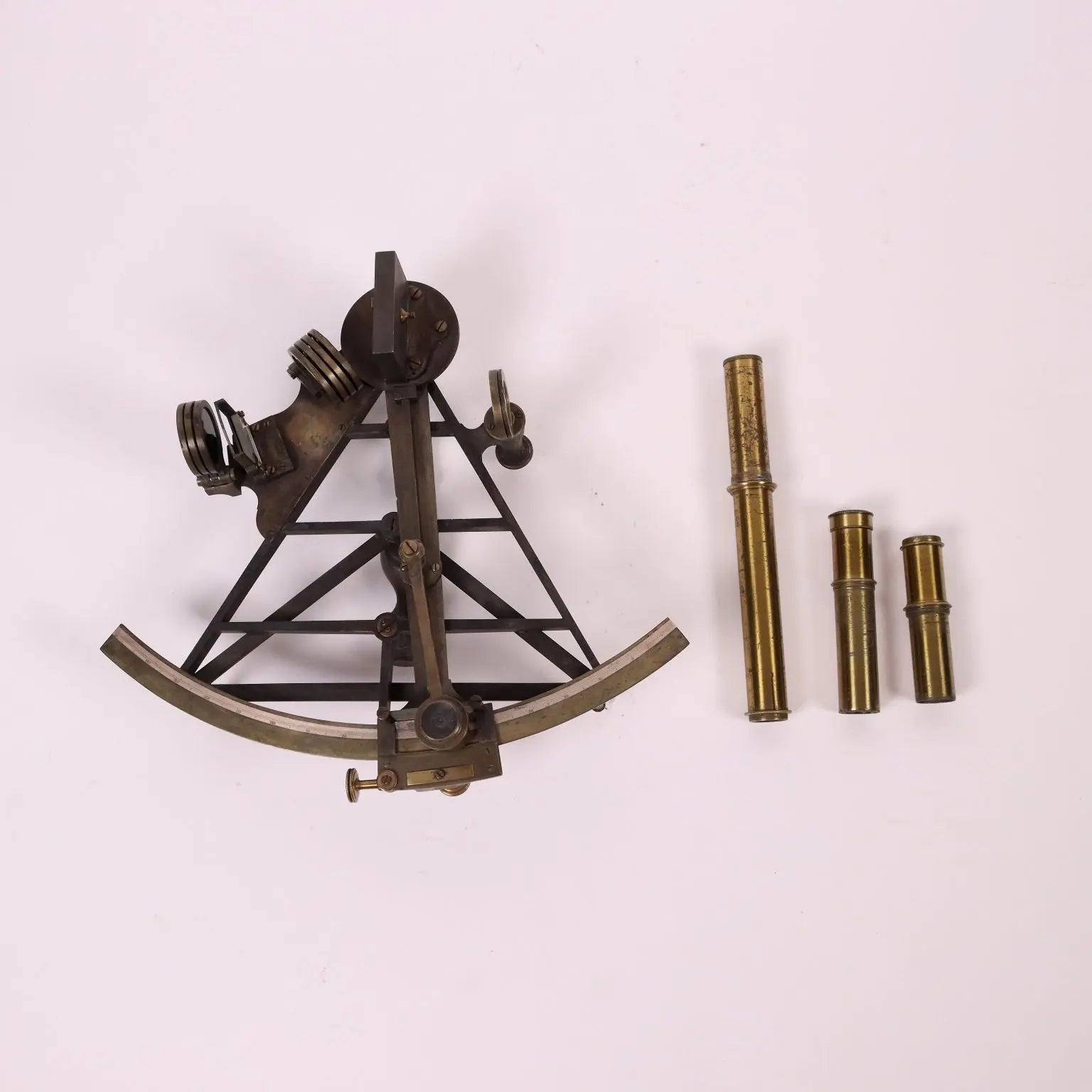 Brass and Mahogany Sextant England 19th Century | Antiques | Fancy Goods