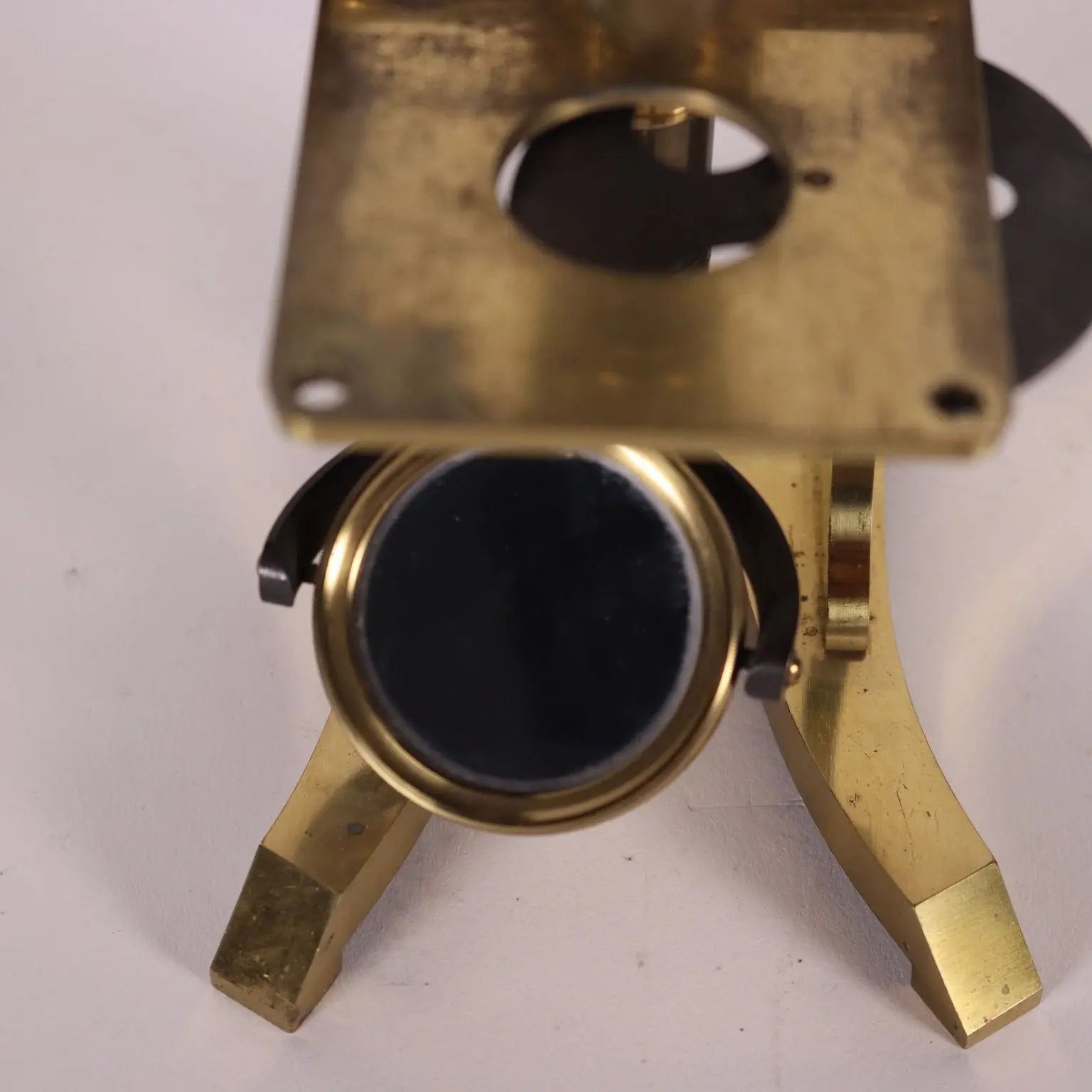 Brass Microscope England 19th Century - “F. W. Morgan Optician Manchester” | Antiques | Fancy Goods