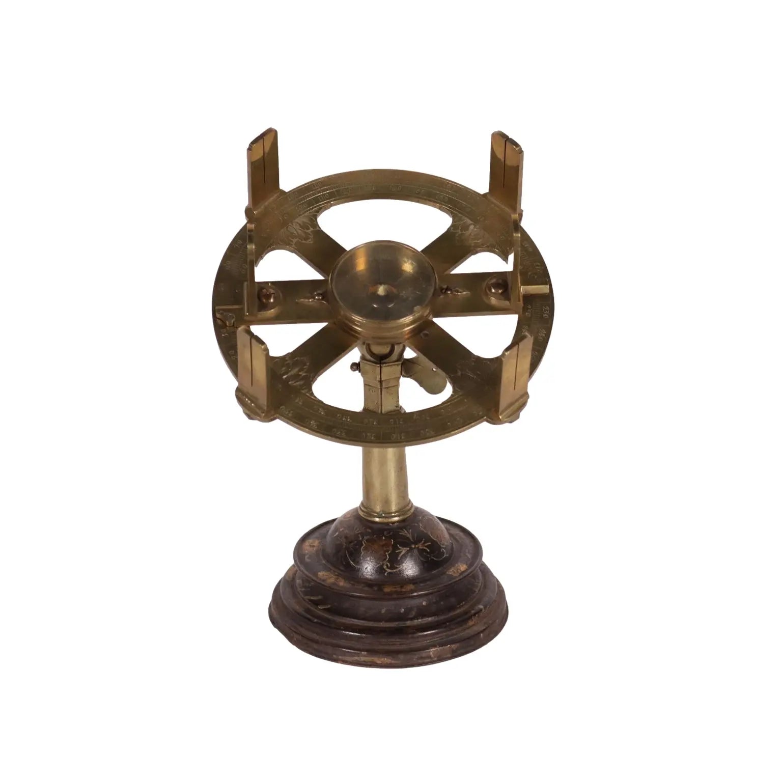 Theodolite Brass Paris France Second Half 18th Century - Baradelle a Paris | Antiques | Fancy Goods